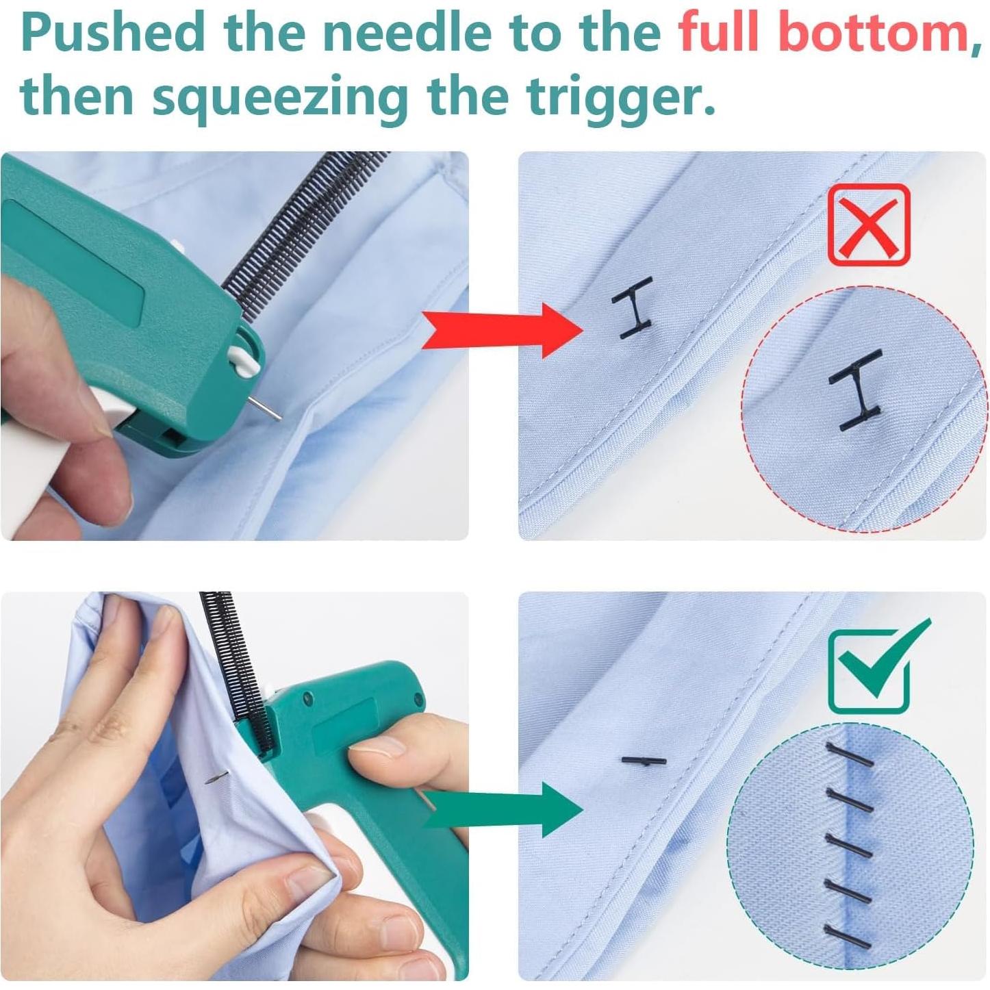 Mini Pistola de Costura NIFUYOP con 5000 Sujetadores y Estuche