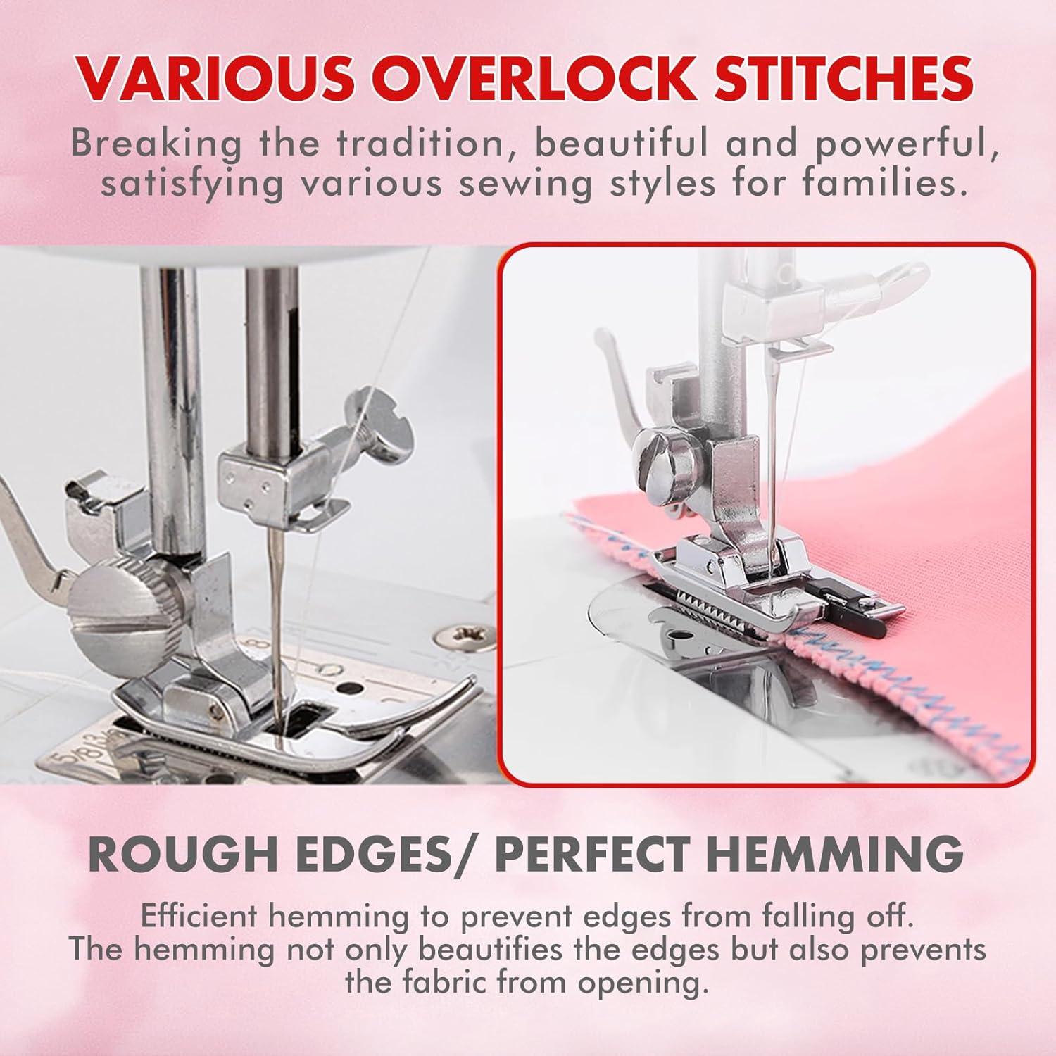 Máquina de Coser Eléctrica Mini Eatbuy 12 Puntadas Doble Velocidad