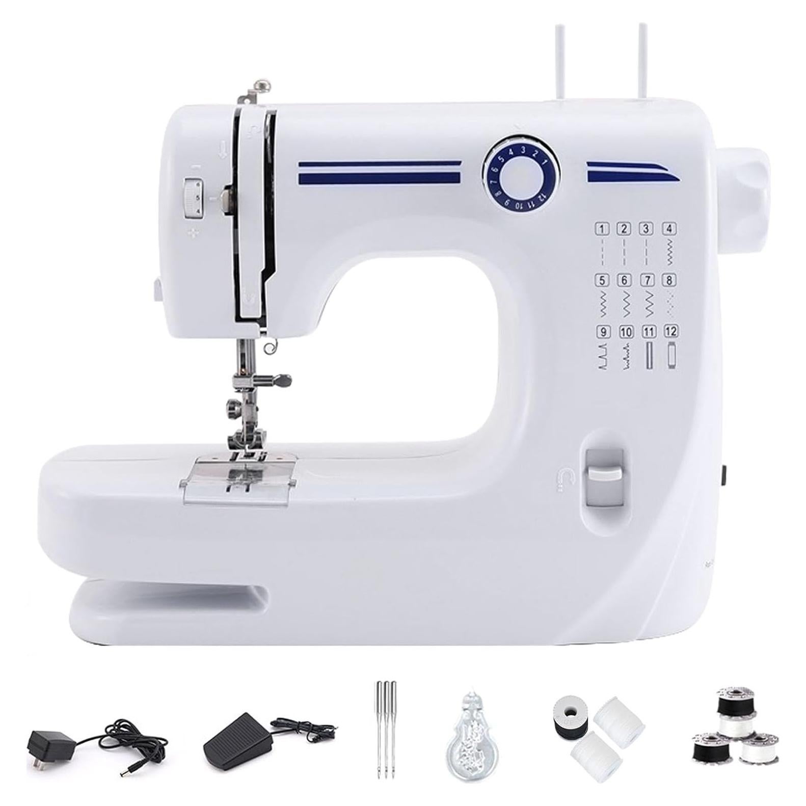 Máquina de Coser Eléctrica Portátil LetCartMaker 608A 12 Puntadas