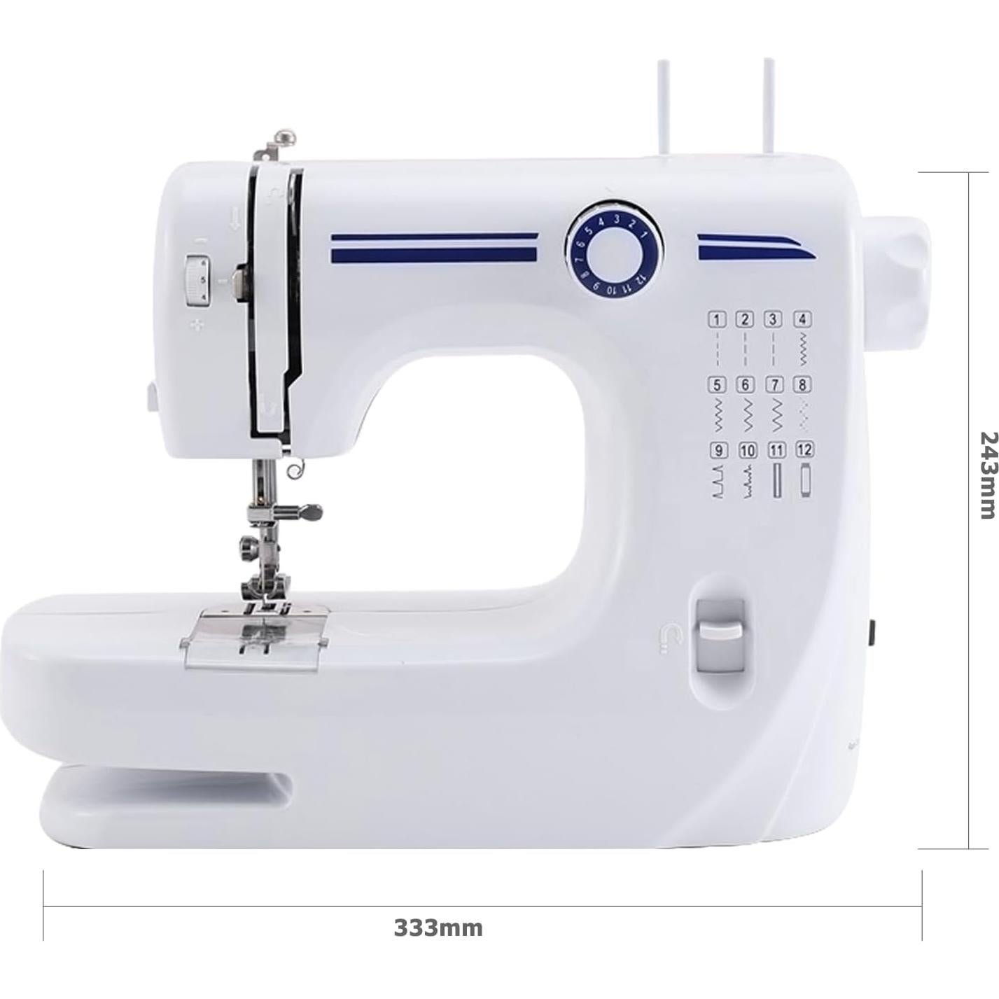 Máquina de Coser Eléctrica Portátil LetCartMaker 608A 12 Puntadas