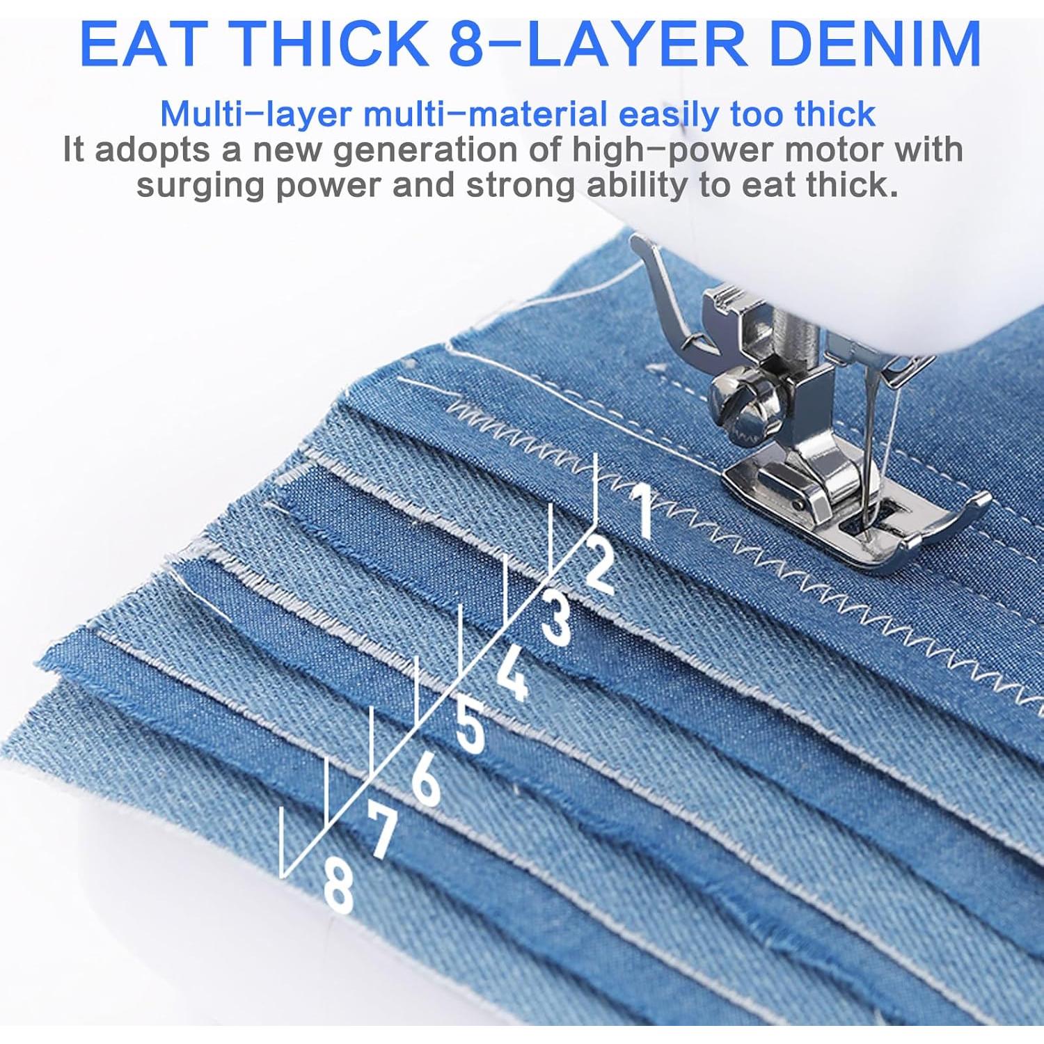 Máquina de Coser Eléctrica Portátil LetCartMaker 608A 12 Puntadas