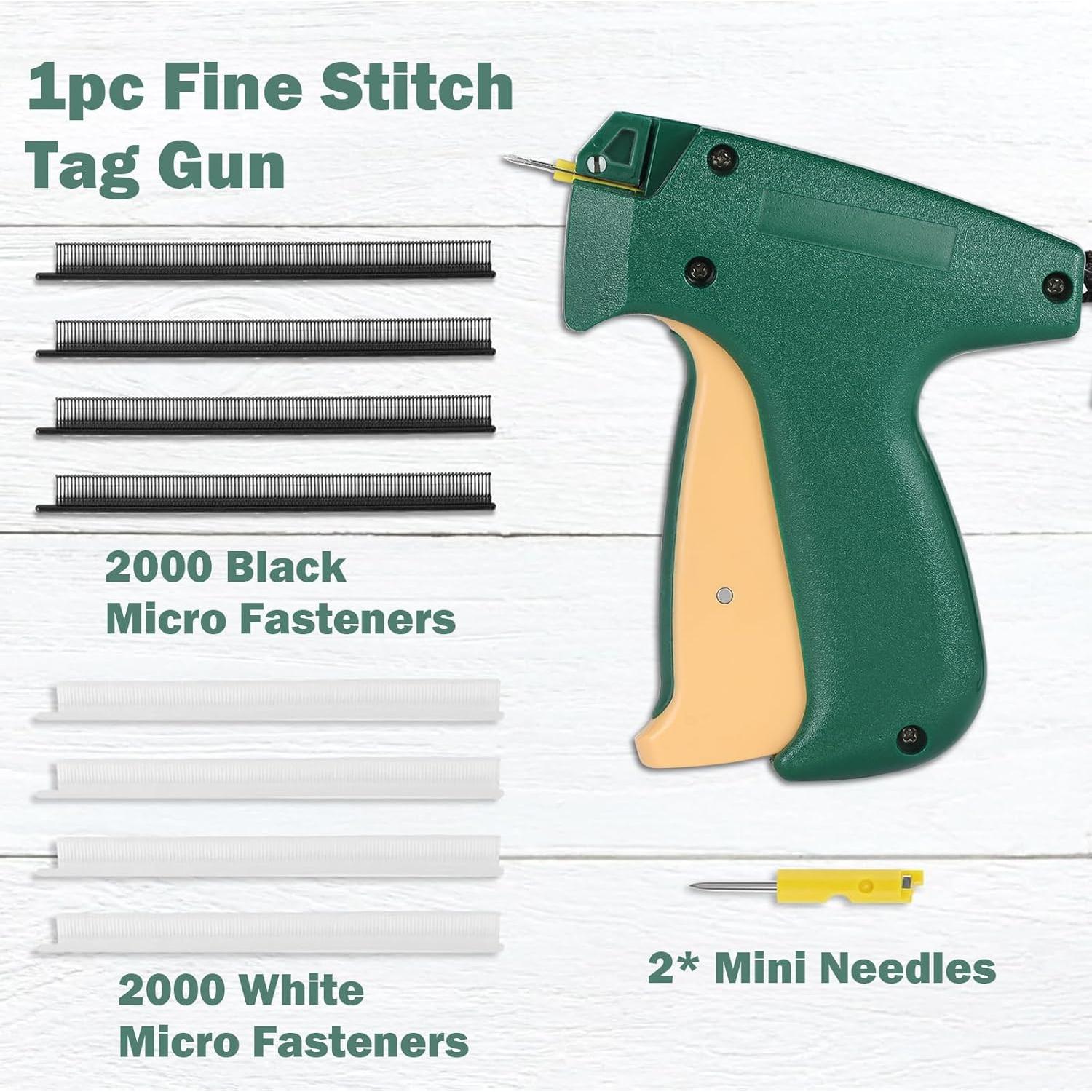 Pistola de Costura Mini BS ONE Verdeamarillo con 4000 Sujetadores