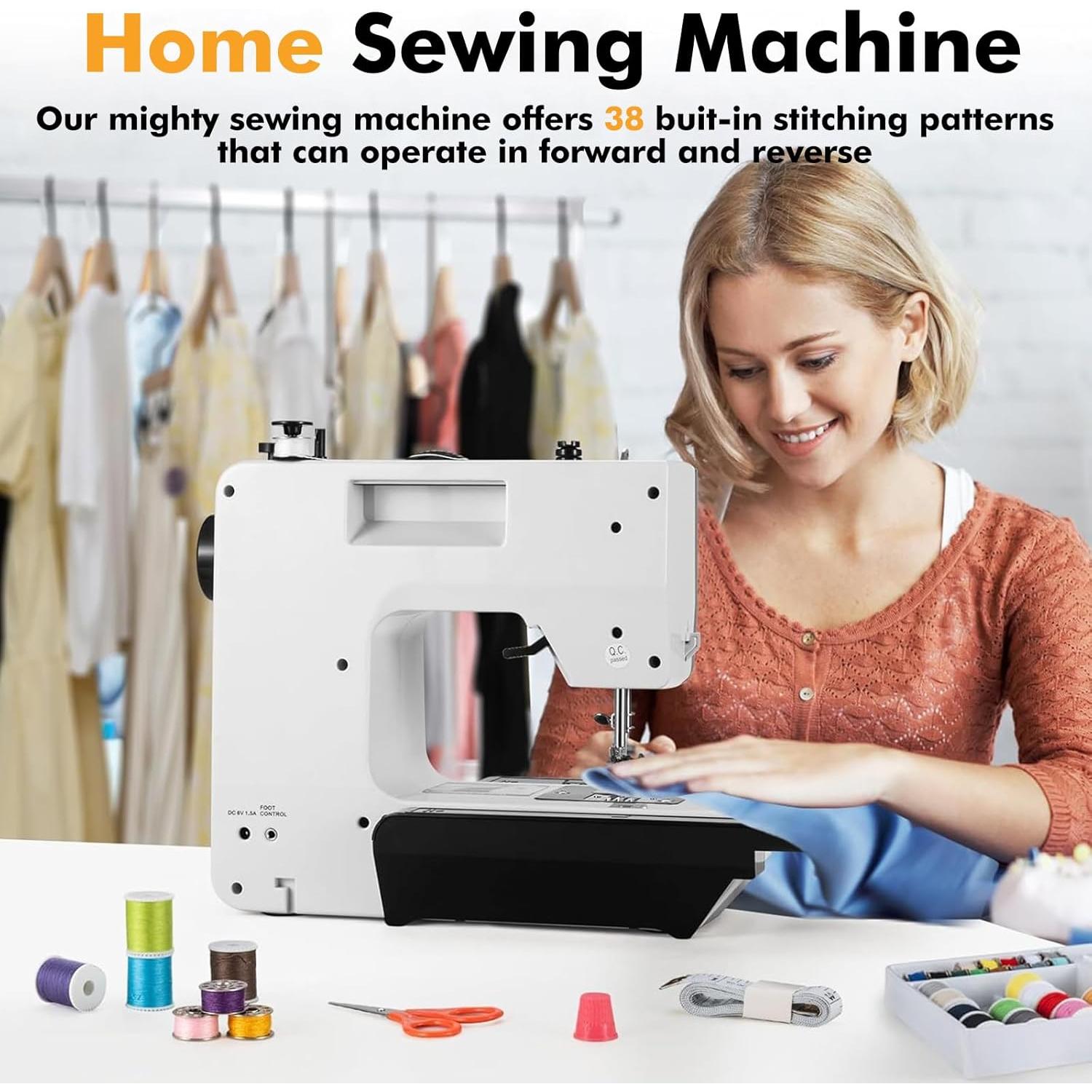 Máquina de Coser Mini Portátil GY10942 con 12 Puntadas y Mesa