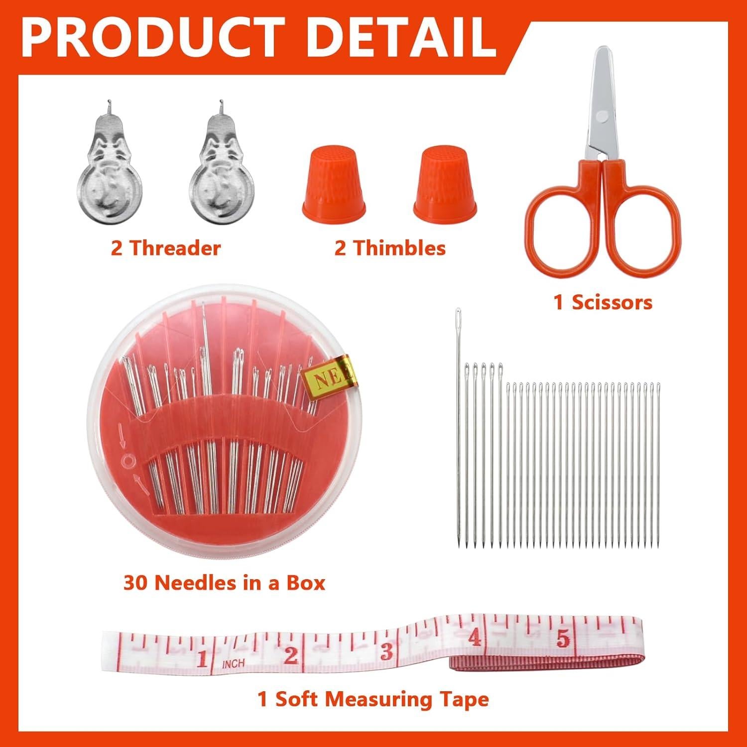 Kit de Costura 100 Piezas Renashed - Hilo, Agujas, Tijeras