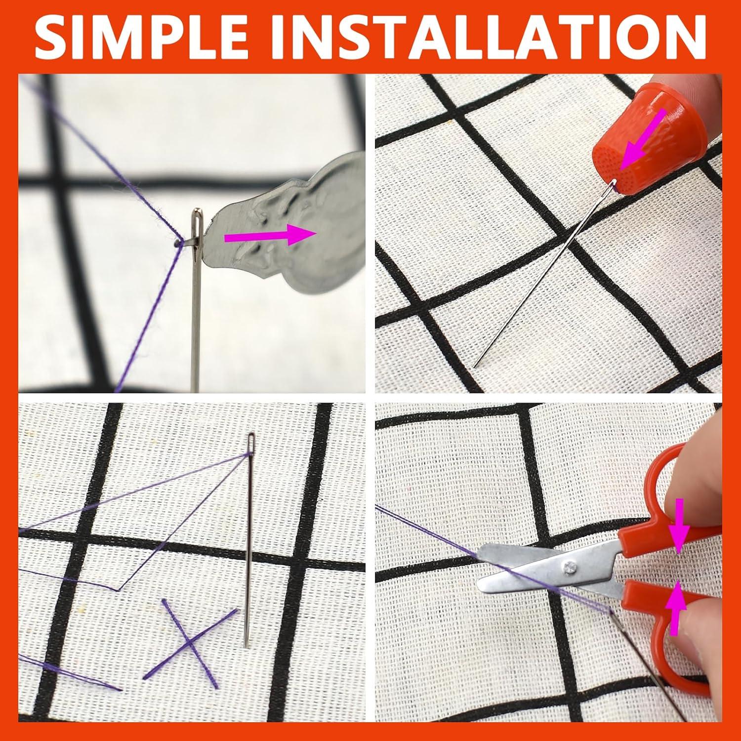 Kit de Costura 100 Piezas Renashed - Hilo, Agujas, Tijeras