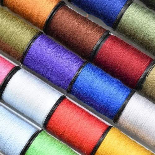 Kit de Costura HQDeal 100pcs - 64 Bobinas de Hilo Multicolor