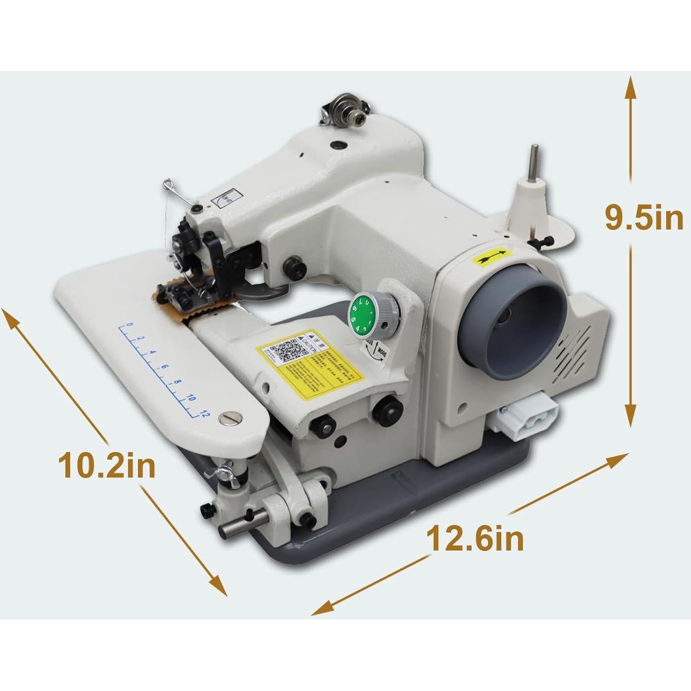 Máquina de Coser Portátil Puntada Ciega 110V 1200 PPM