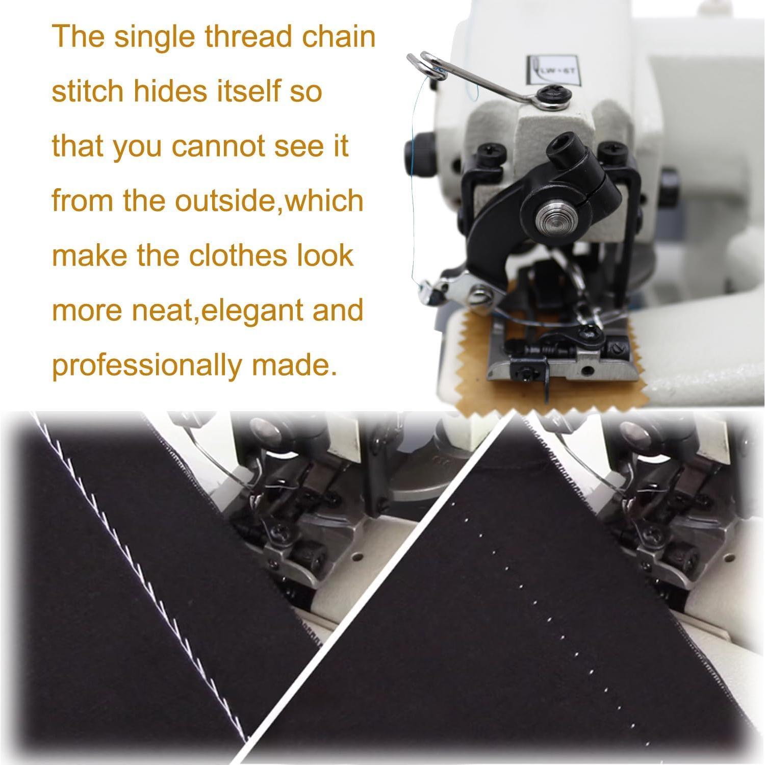 Máquina de Coser Portátil Puntada Ciega 110V 1200 PPM