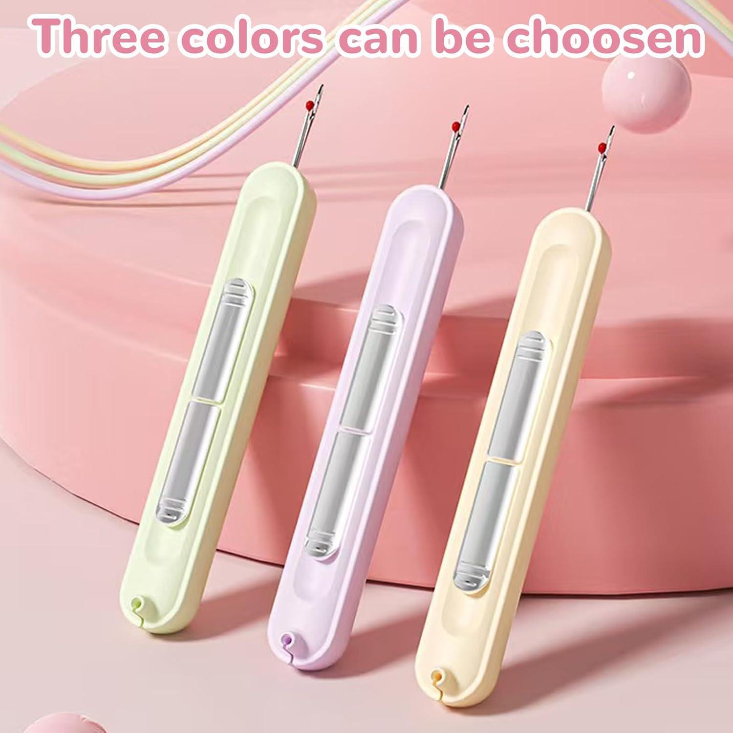 Enhebrador Automático Dekdecutyr 2 en 1 Púrpura - Herramienta de Coser