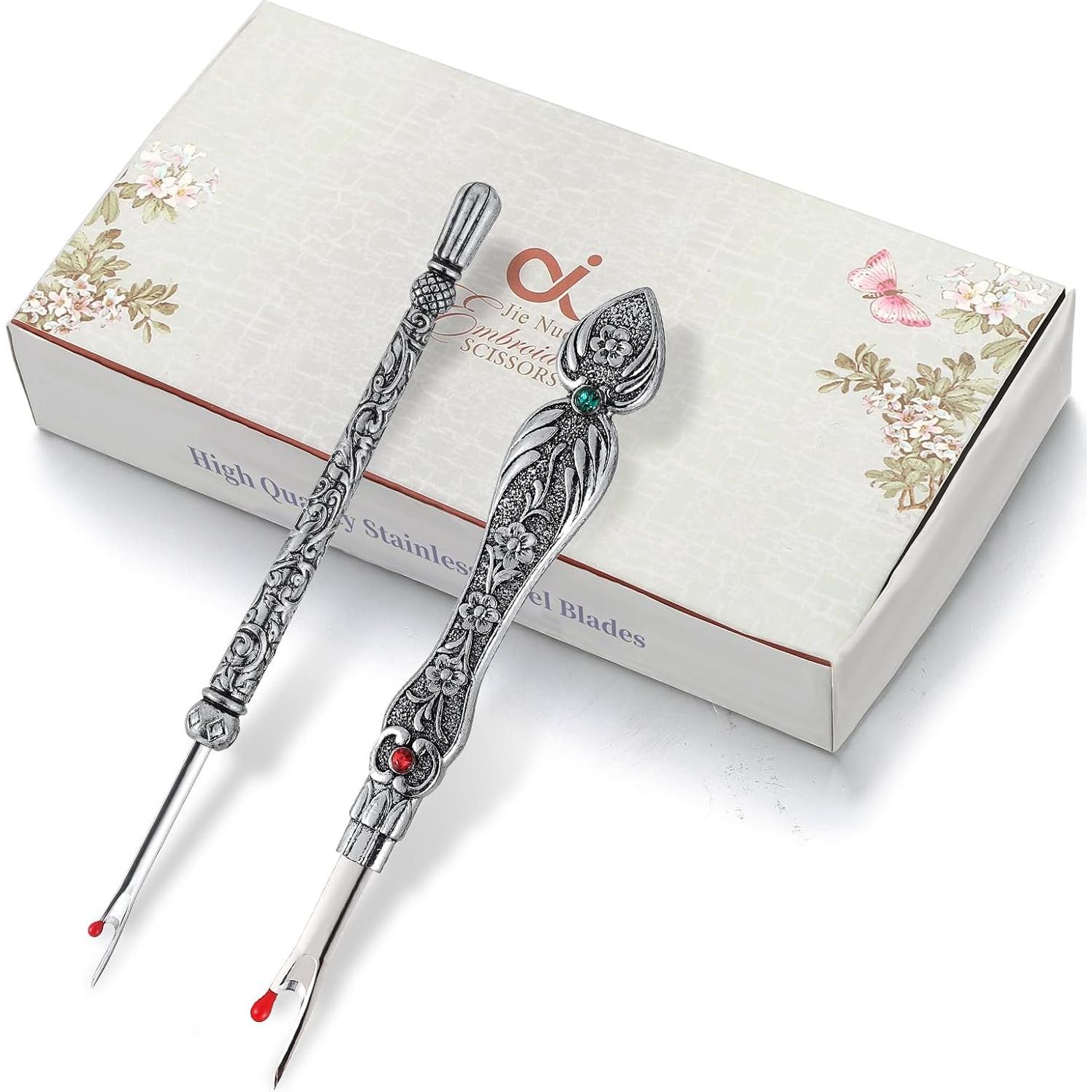 Juego de 2 Desgarradores de Costura Dazzleimart Vintage