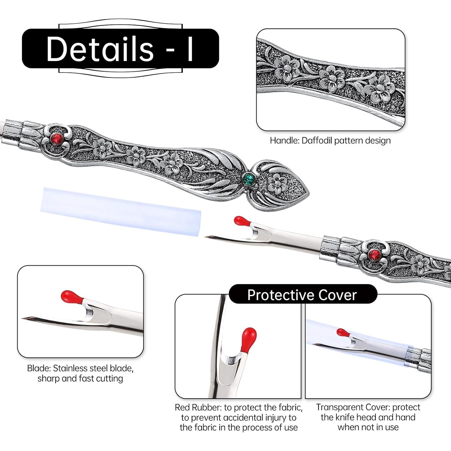 Juego de 2 Desgarradores de Costura Dazzleimart Vintage