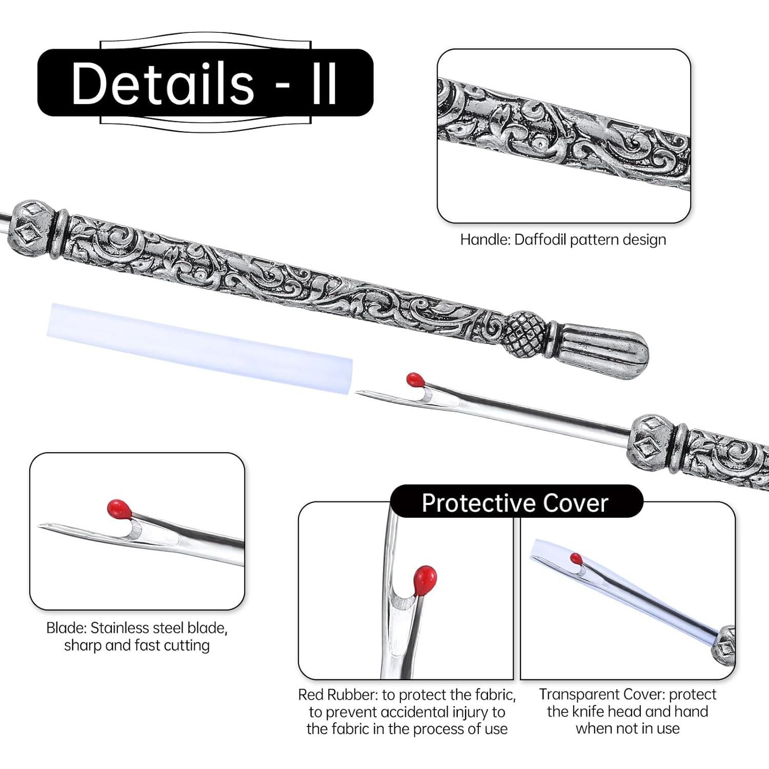 Juego de 2 Desgarradores de Costura Dazzleimart Vintage