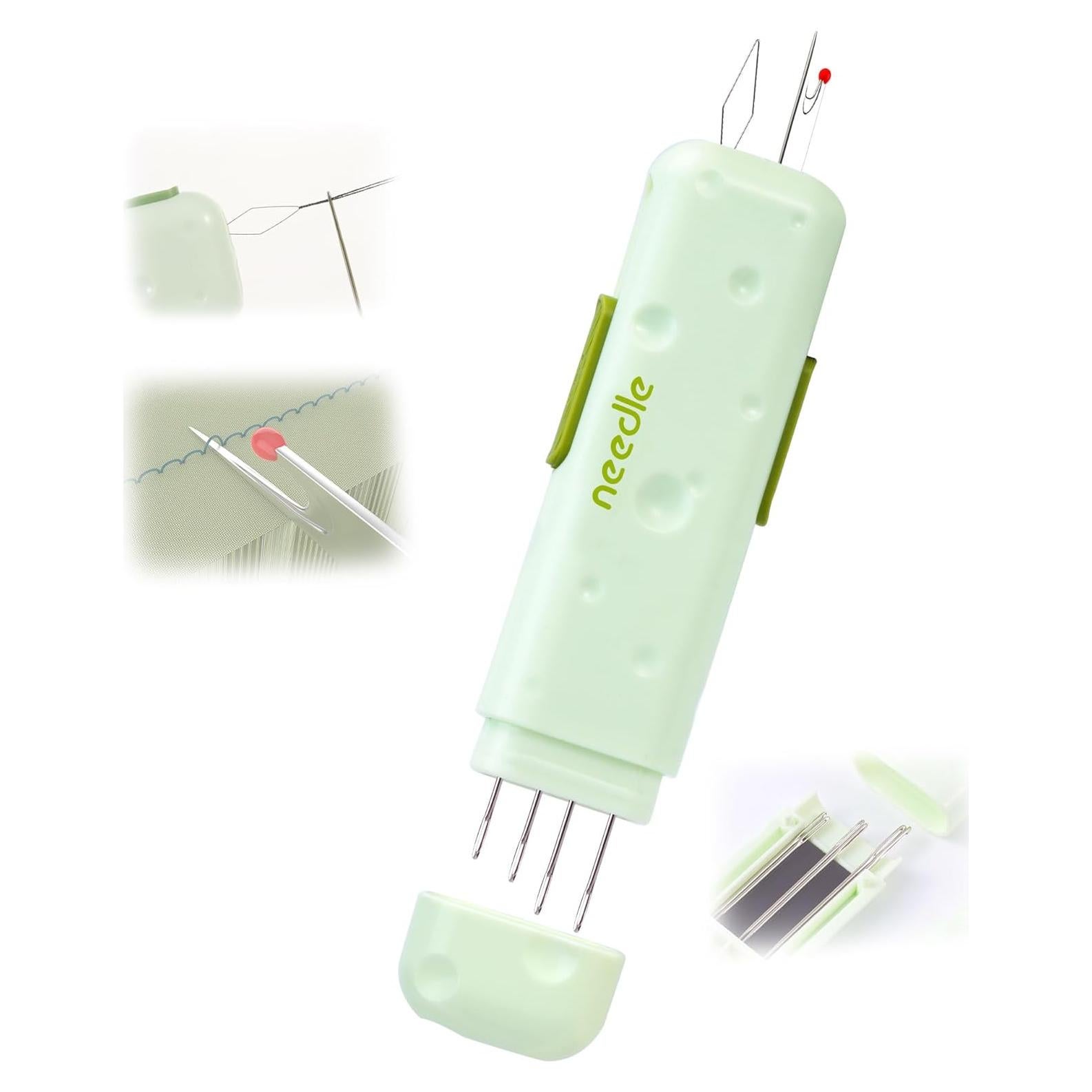 Enhebrador Automático de Agujas 3 en 1 NFAMRZCAR Verde