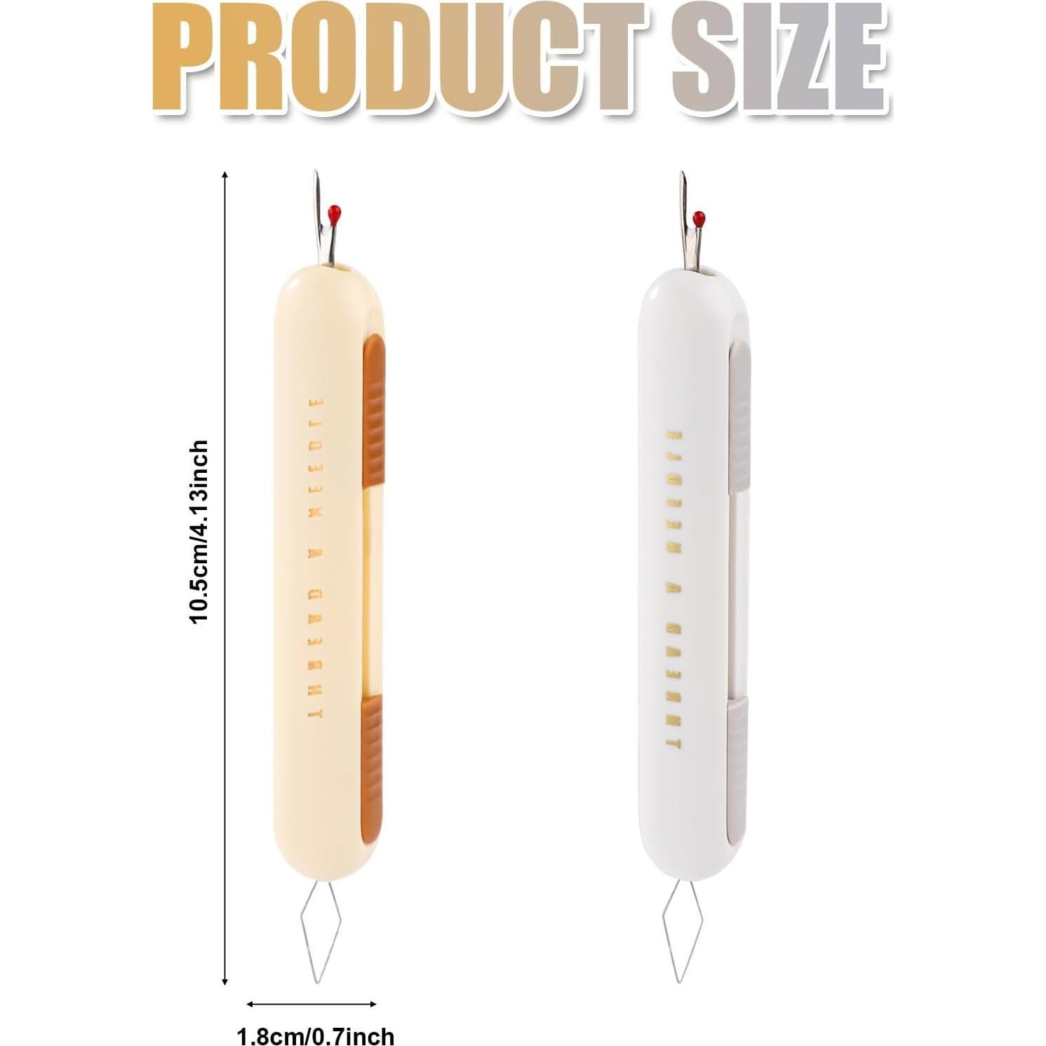 2 Piezas Enhebrador de Agujas y Descosedor NQEUEPN