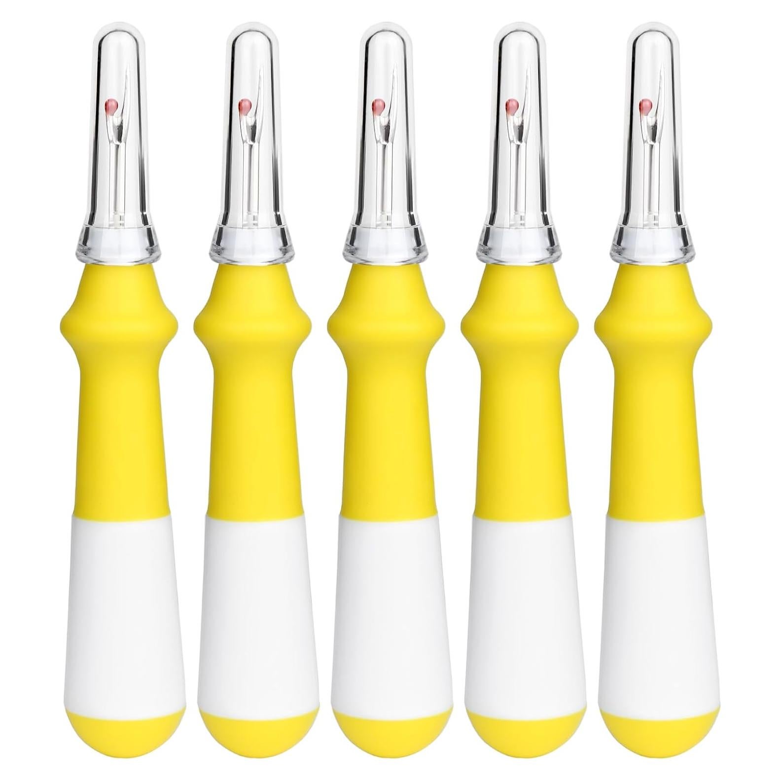 Juego de 5 Cortadores de Costura Ergonómicos ZMAAGG884 Amarillo