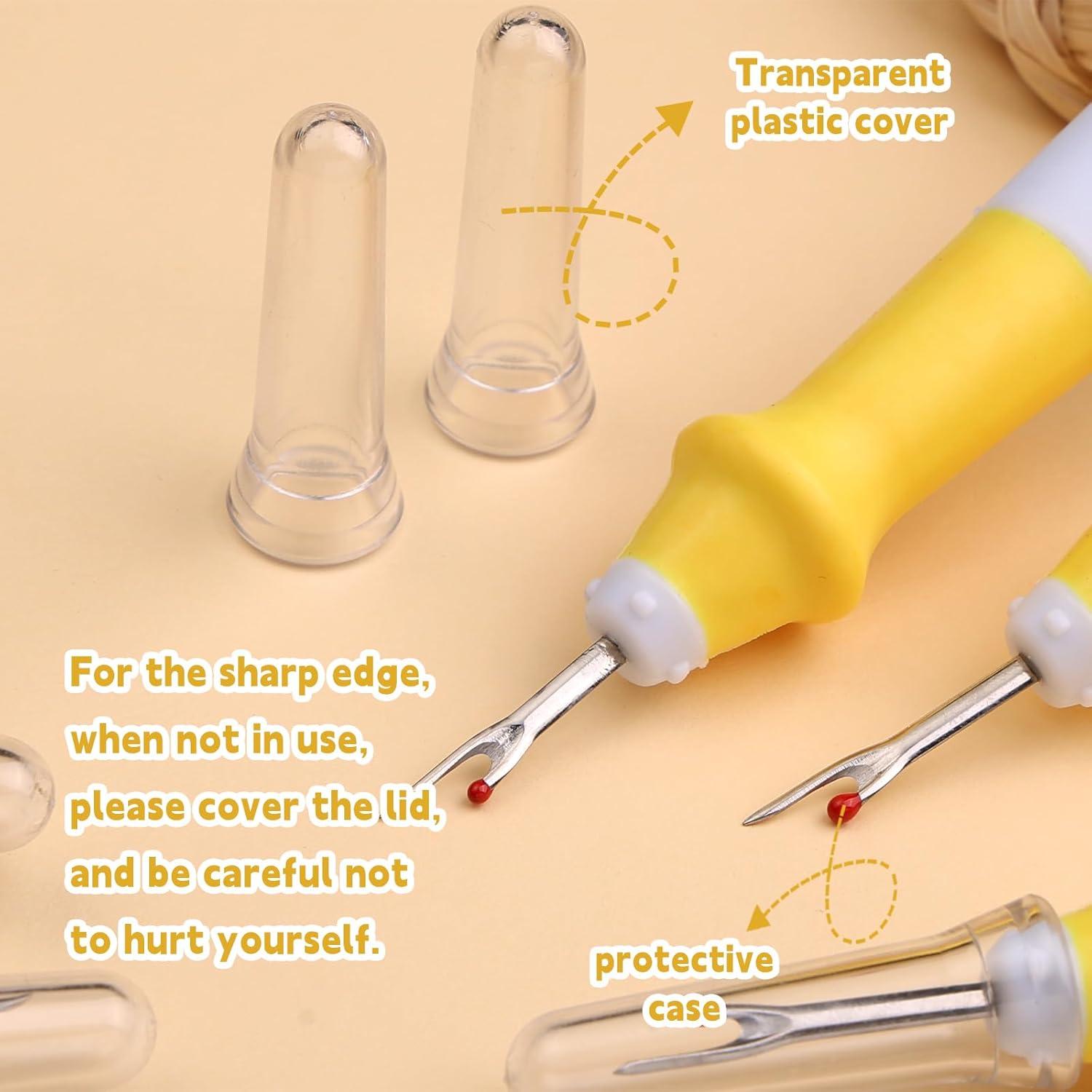 Juego de 5 Cortadores de Costura Ergonómicos ZMAAGG884 Amarillo