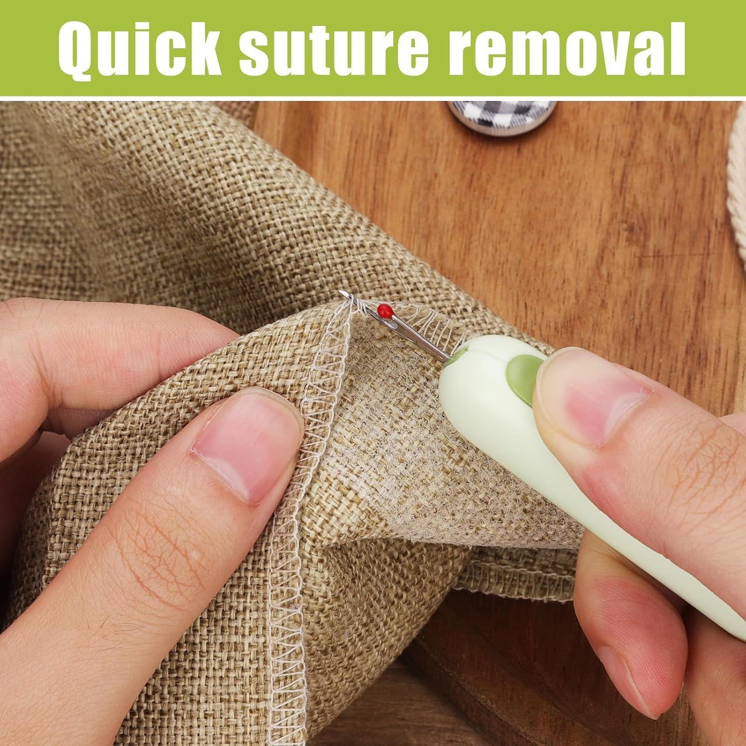 3 Piezas Deshebrador de Agujas 2 en 1 NQEUEPN Verde