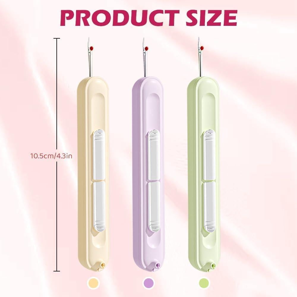 Enhebrador de Aguja 2 en 1 NQAFH Púrpura - Herramienta de Costura