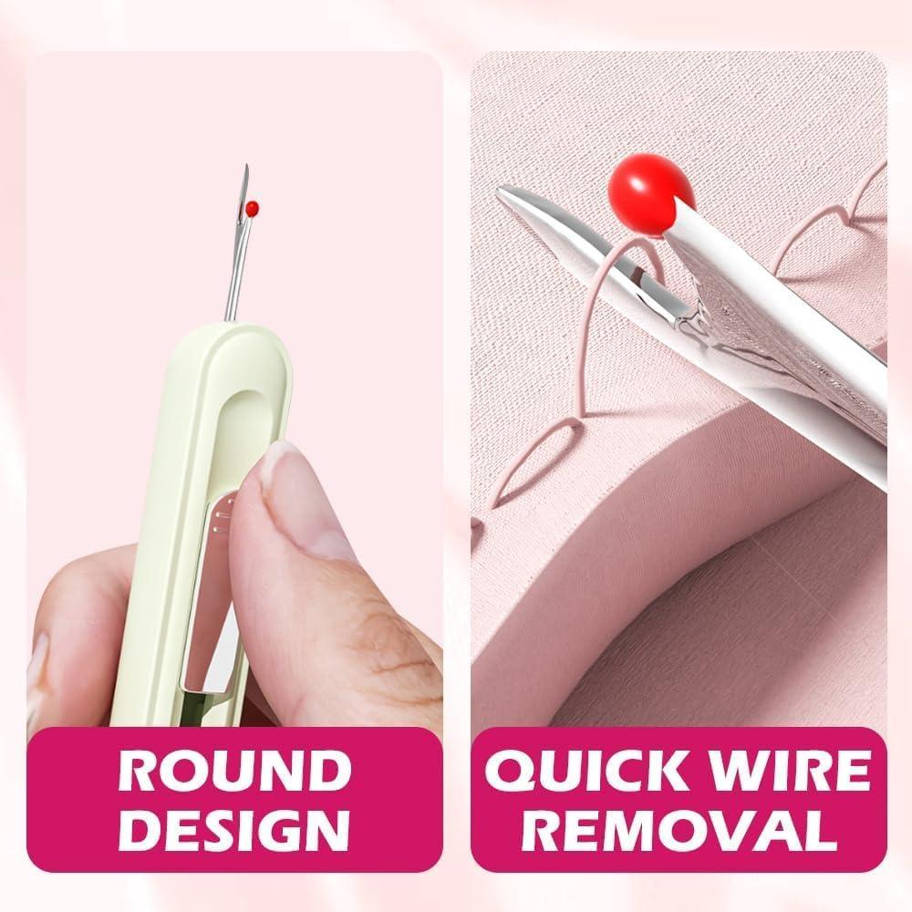 Enhebrador de Aguja 2 en 1 NQAFH Púrpura - Herramienta de Costura