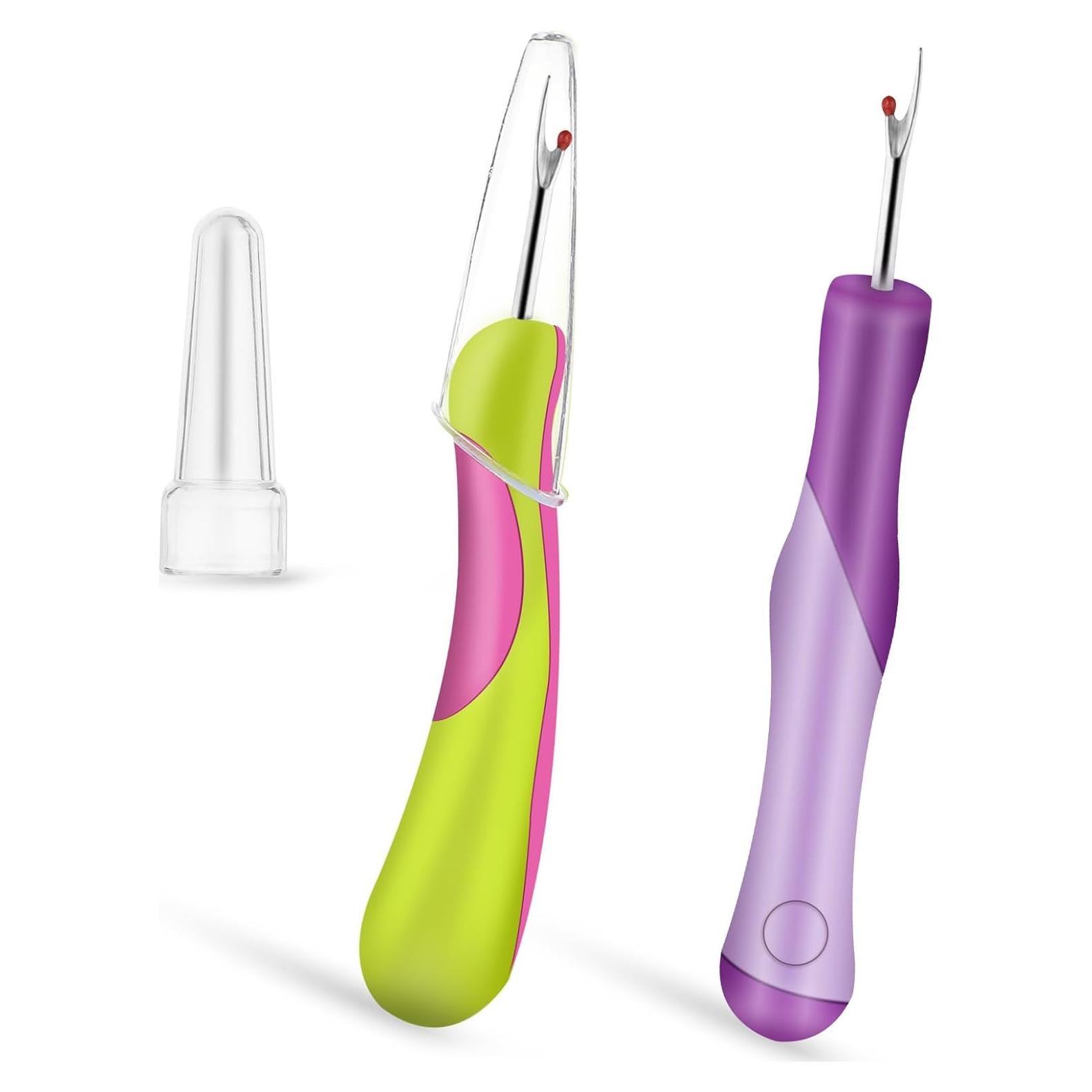 Desgarradores de Costura Giantree 2 Pcs Ergonomicos Púrpura Verde