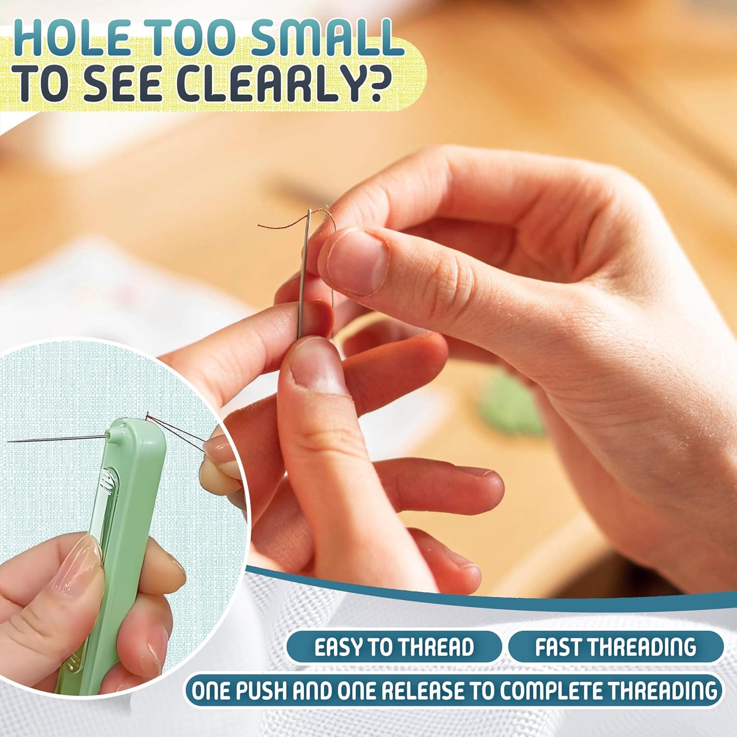 Enhebrador y Deshebrador 2 en 1 THACHI - Herramienta de Costura