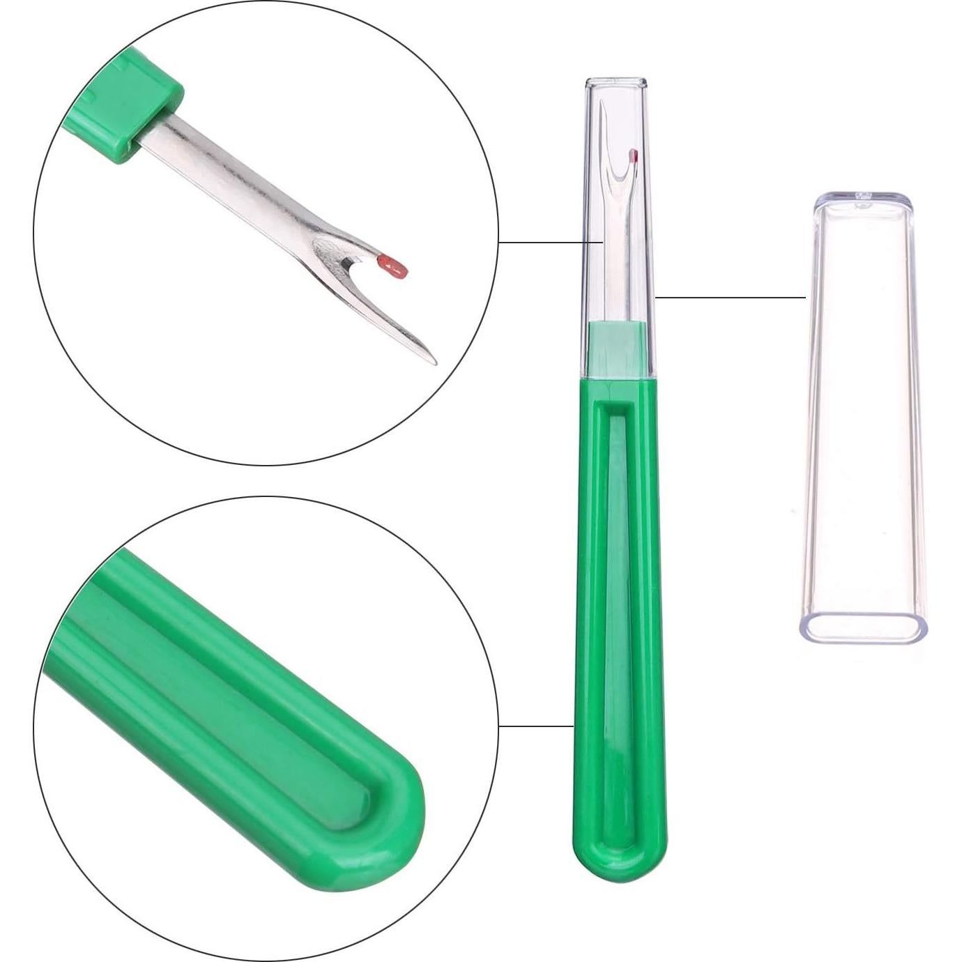 Kit de Descosedores de Costura Elisel 10 Piezas con Tijera y Cinta Métrica