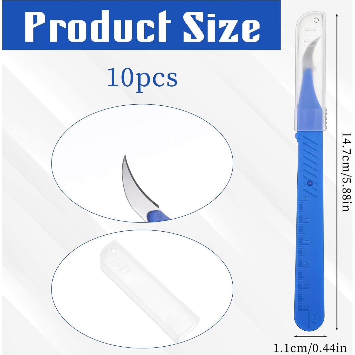 10 Piezas Removedor de Costura Lusofie, Mango Antideslizante