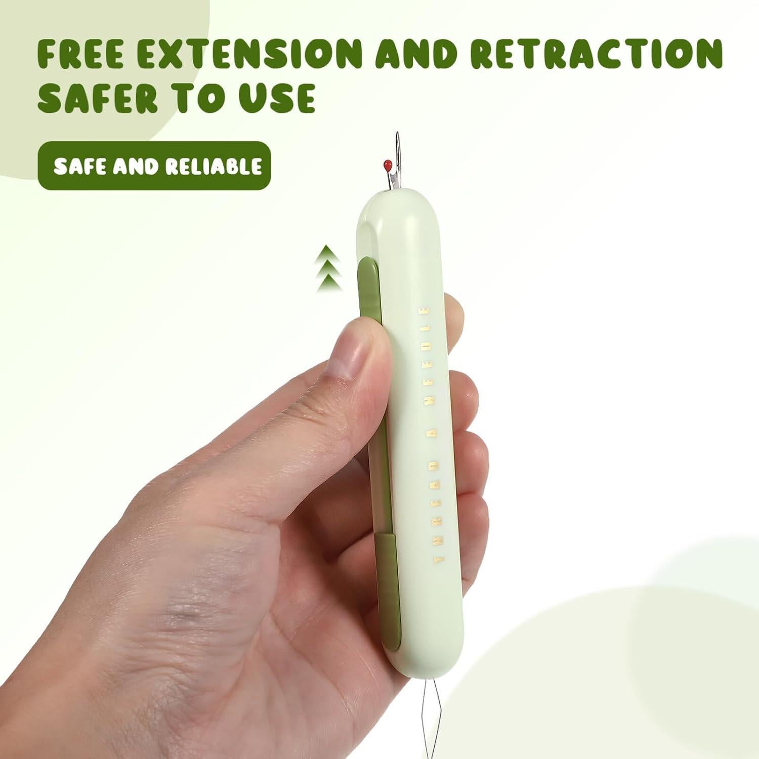 Enhebrador de Agujas DIYEAH 3pcs Herramienta Desgarradora