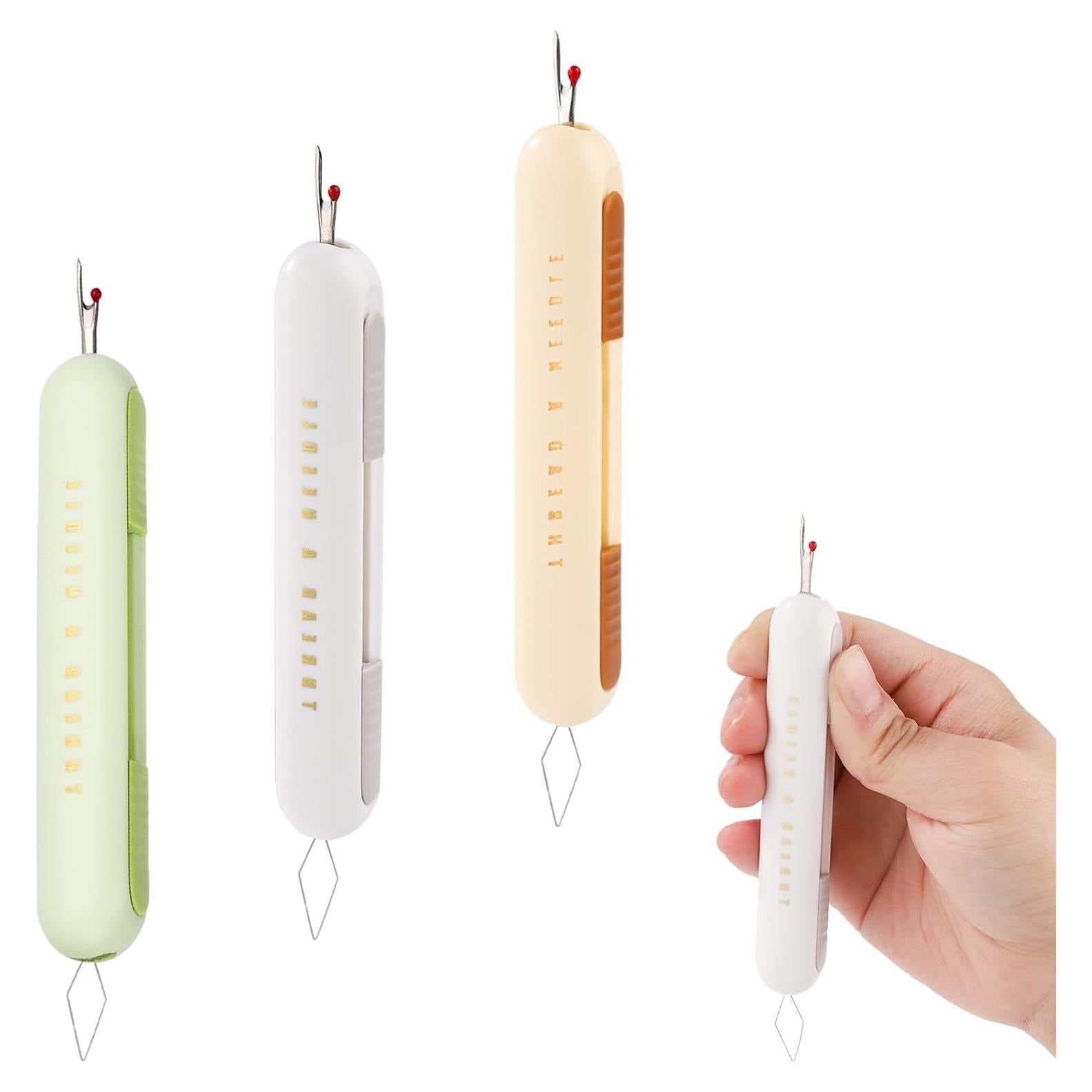 3 Piezas Enhebrador de Agujas y Descosedor 2 en 1 NQEUEPN