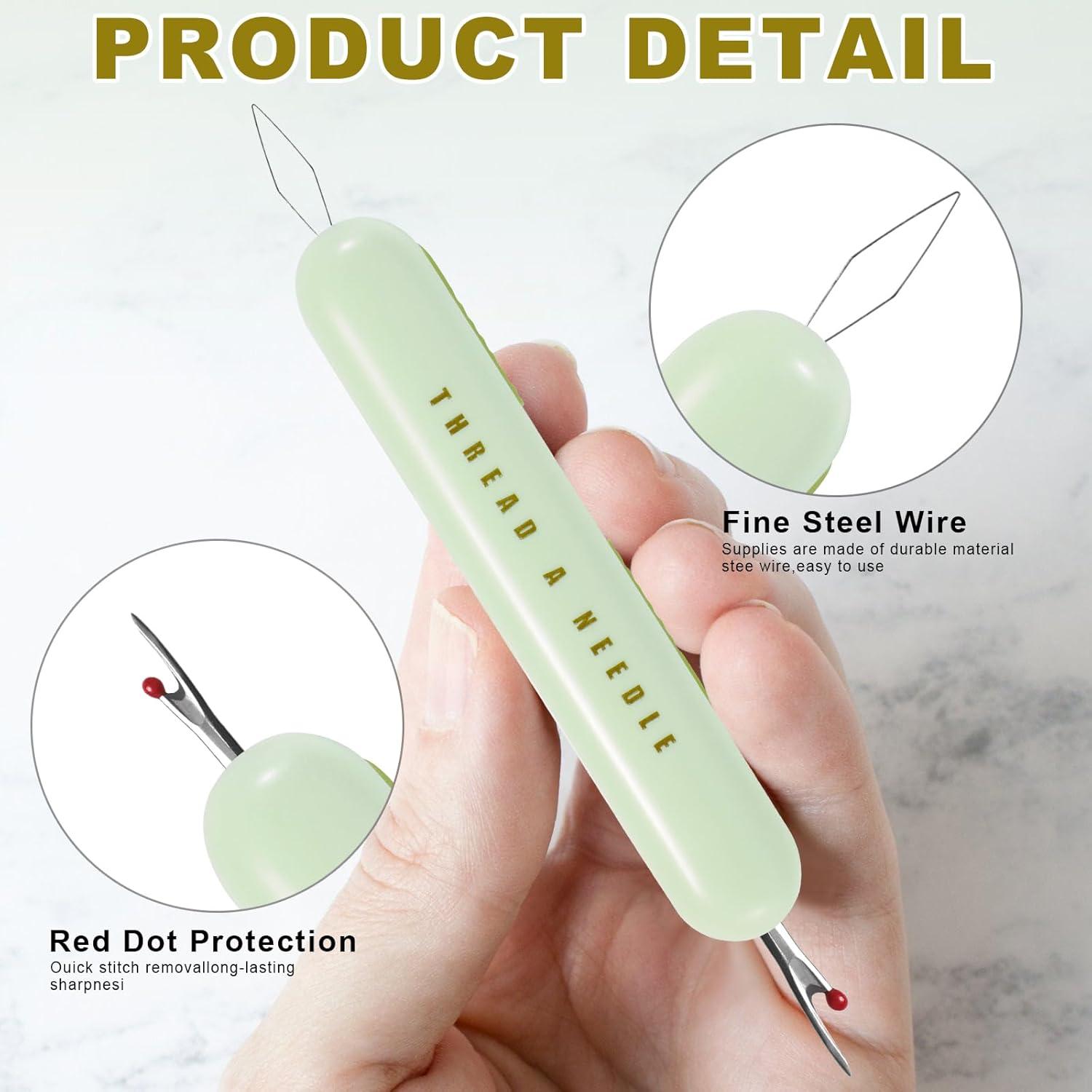 Enhebradores de Agujas y Desgarrador de Costuras QH 5PCS