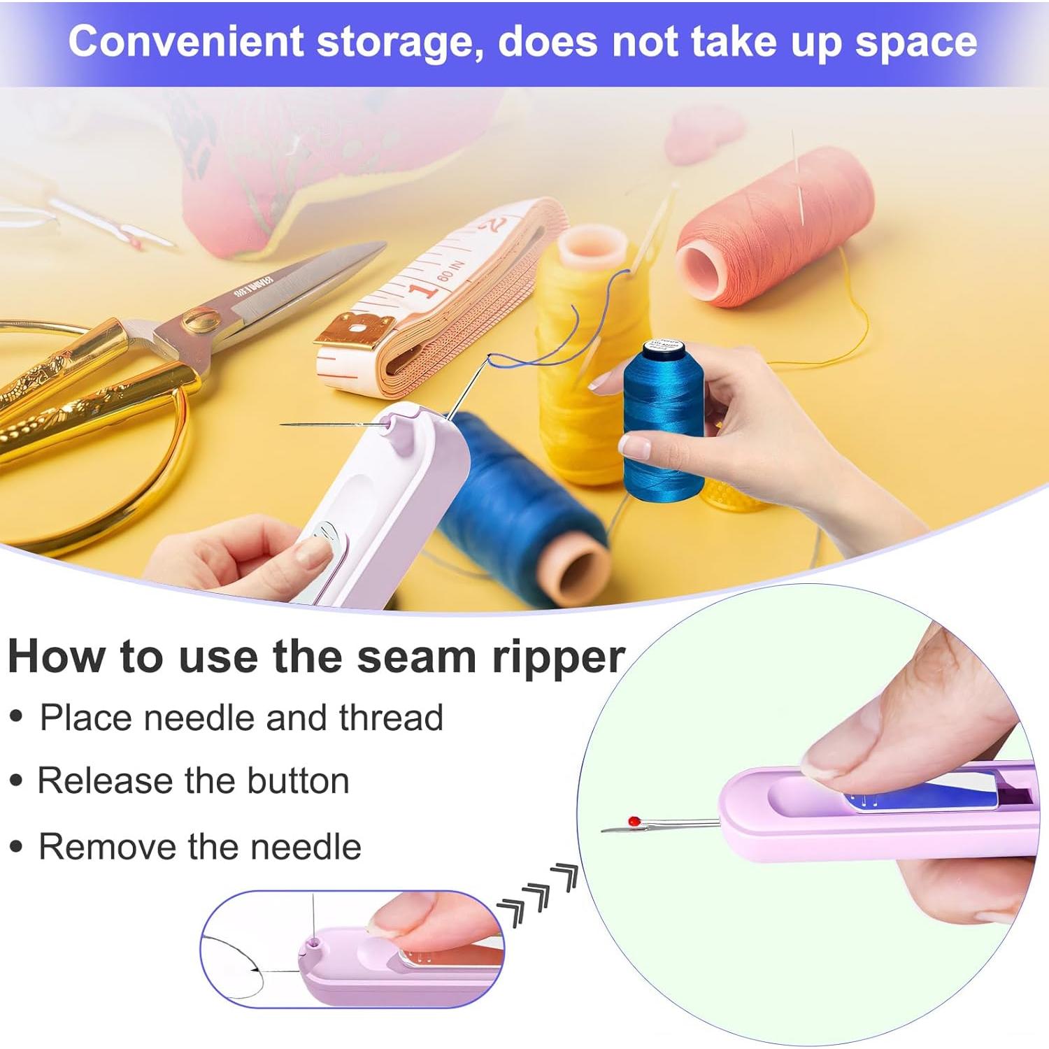 Enhebrador de Agujas Automático 3 en 1 RUOI con Caja Magnética