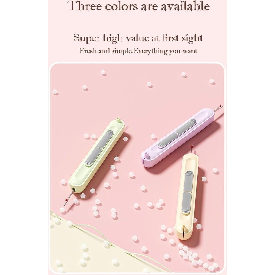 Herramienta Enhebrador y Deshebrador 2-en-1 Genérico 3PCS