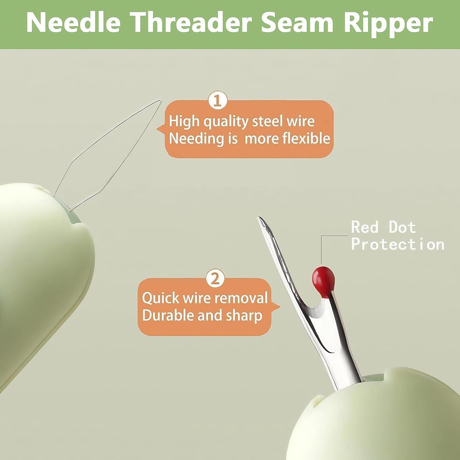 Kit de Costura 3 en 1 LINHUNCAT con Desgarrador y Tijeras