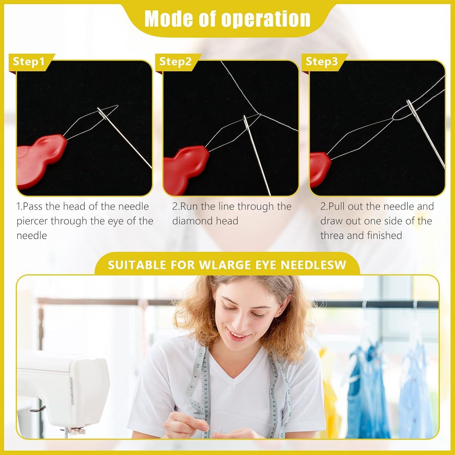 Kit de Costura 26 Piezas MTLEE - Enhebradores, Tijeras y Más