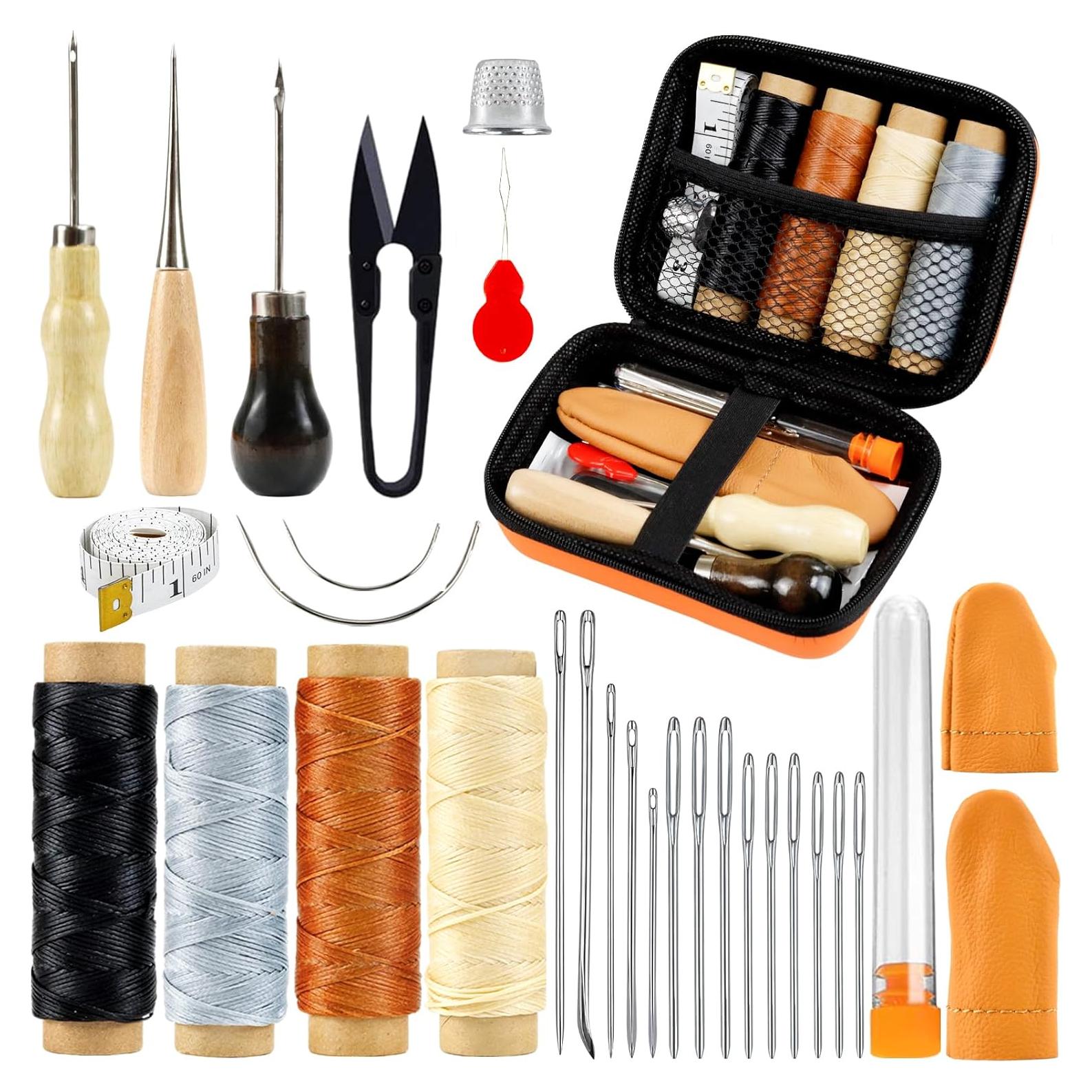 Kit de Reparación de Cuero PLANTIONAL 31 Piezas con Estuche