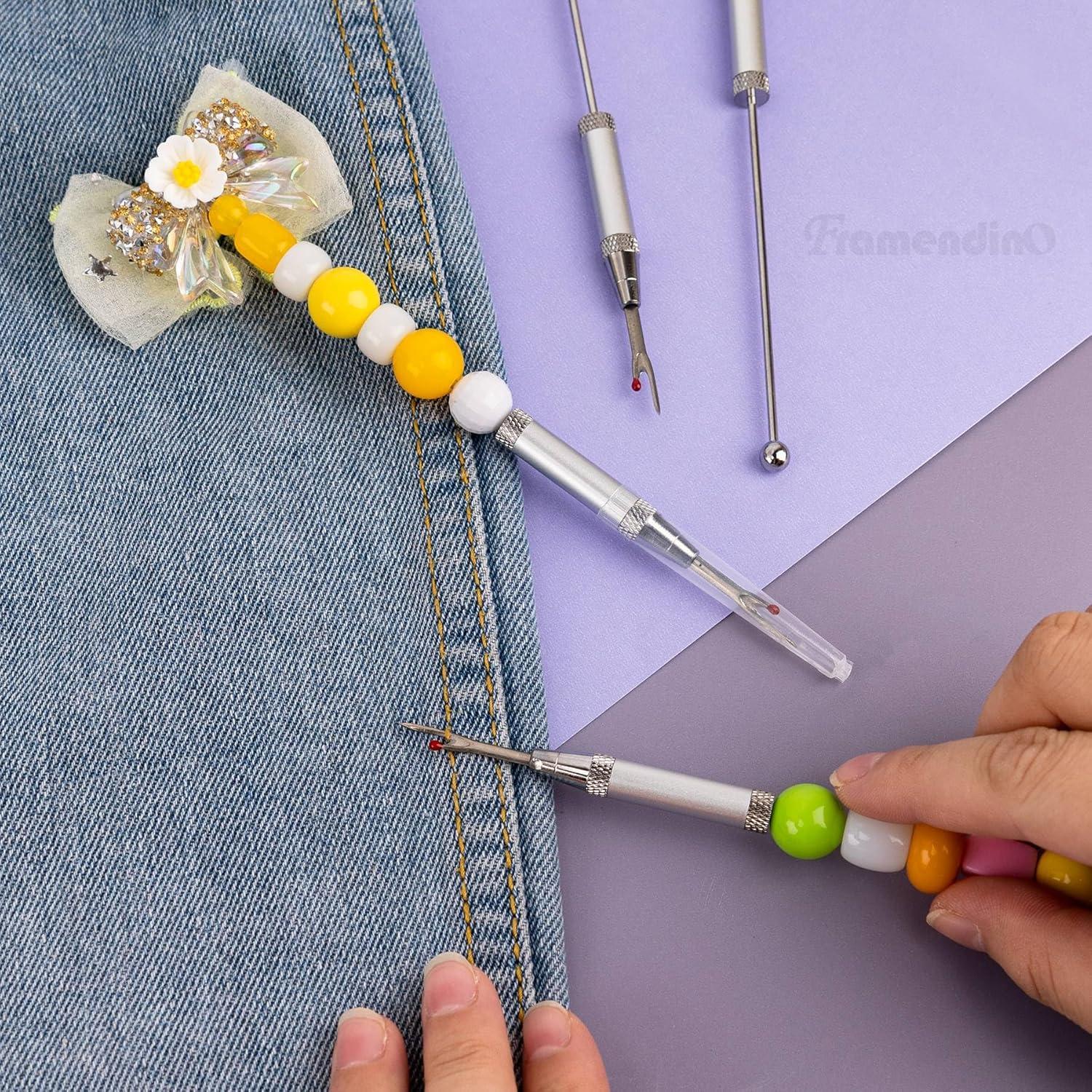 Cortador de Hilo con Perlas Framendino - 10 Piezas 15.5 cm