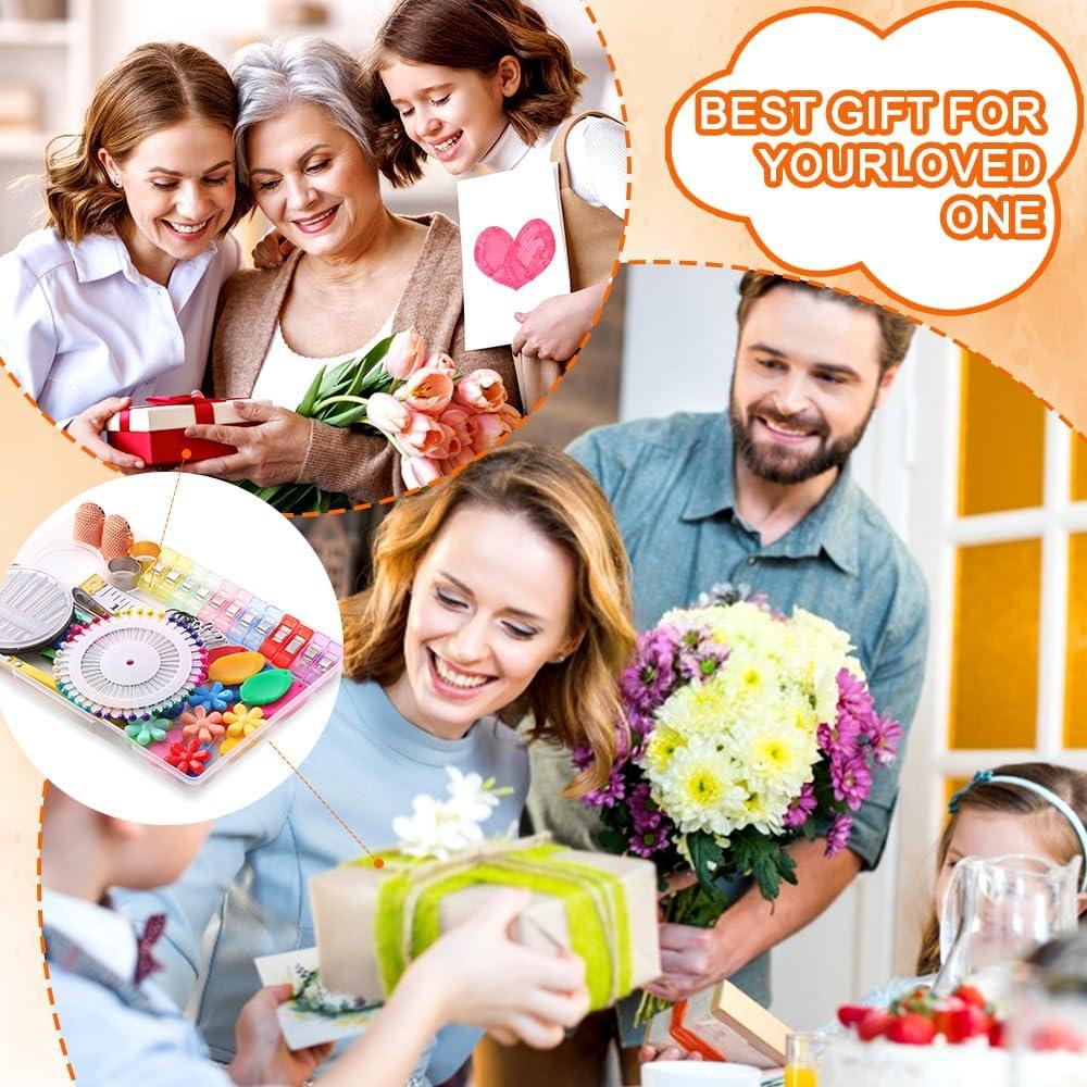 Kit de Costura Vellibring con 15 Enhebradores y 30 Agujas