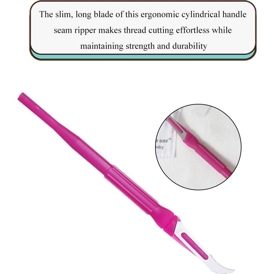 Cortador de Costura HAHIYO Rosa Ergonómico 2 Piezas 13.5 cm