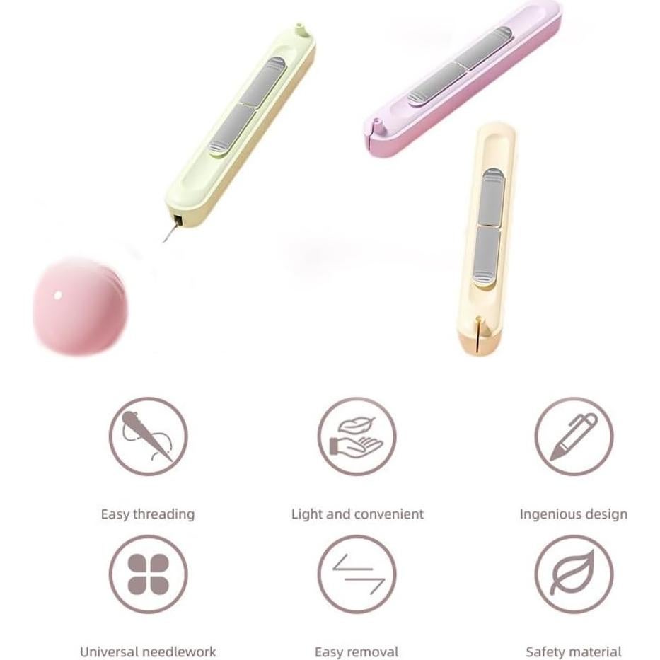 Combo 3 en 1 Enhebrador de Agujas y Desgarrador de Costuras