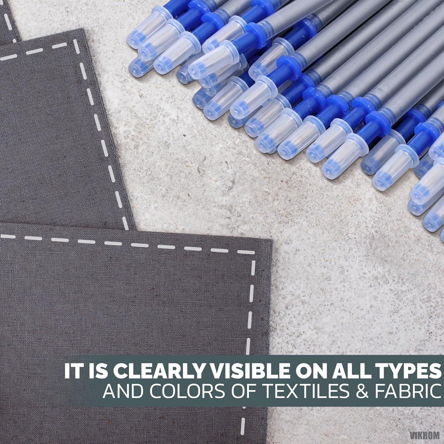 Recargas de Pluma de Tela Plateadas VIKROM - 100 Piezas 13 cm