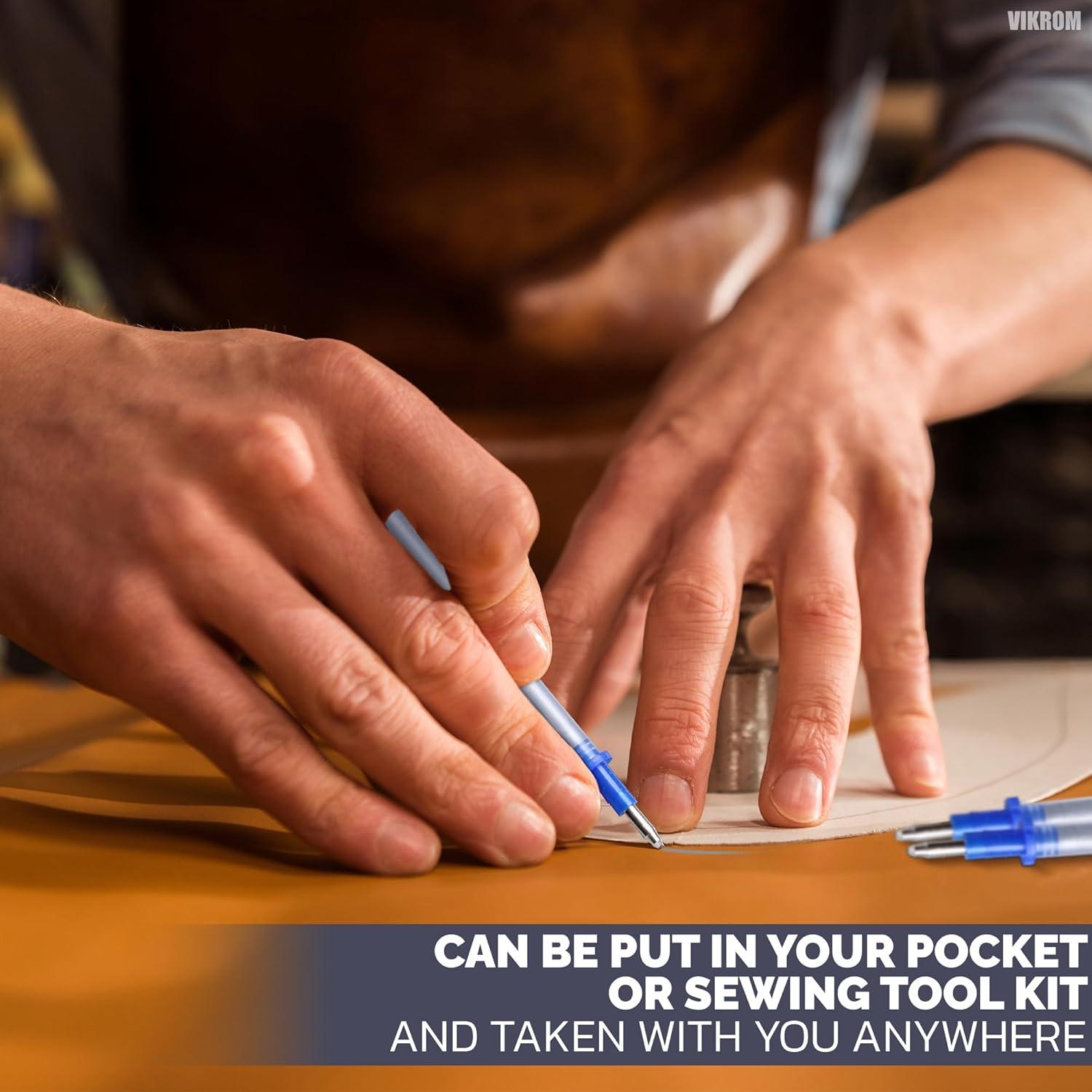 Recargas de Pluma de Tela Plateadas VIKROM - 100 Piezas 13 cm