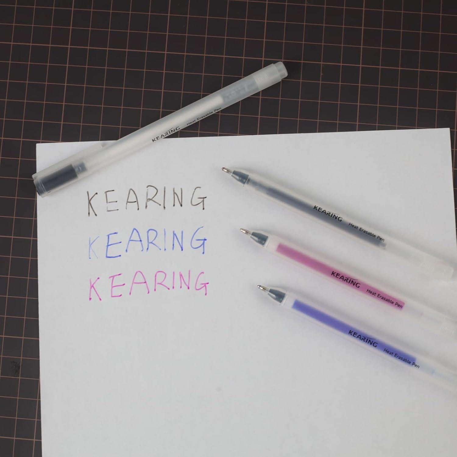 Juego de 4 Marcadores Borrables por Calor KEARING - Manualidades