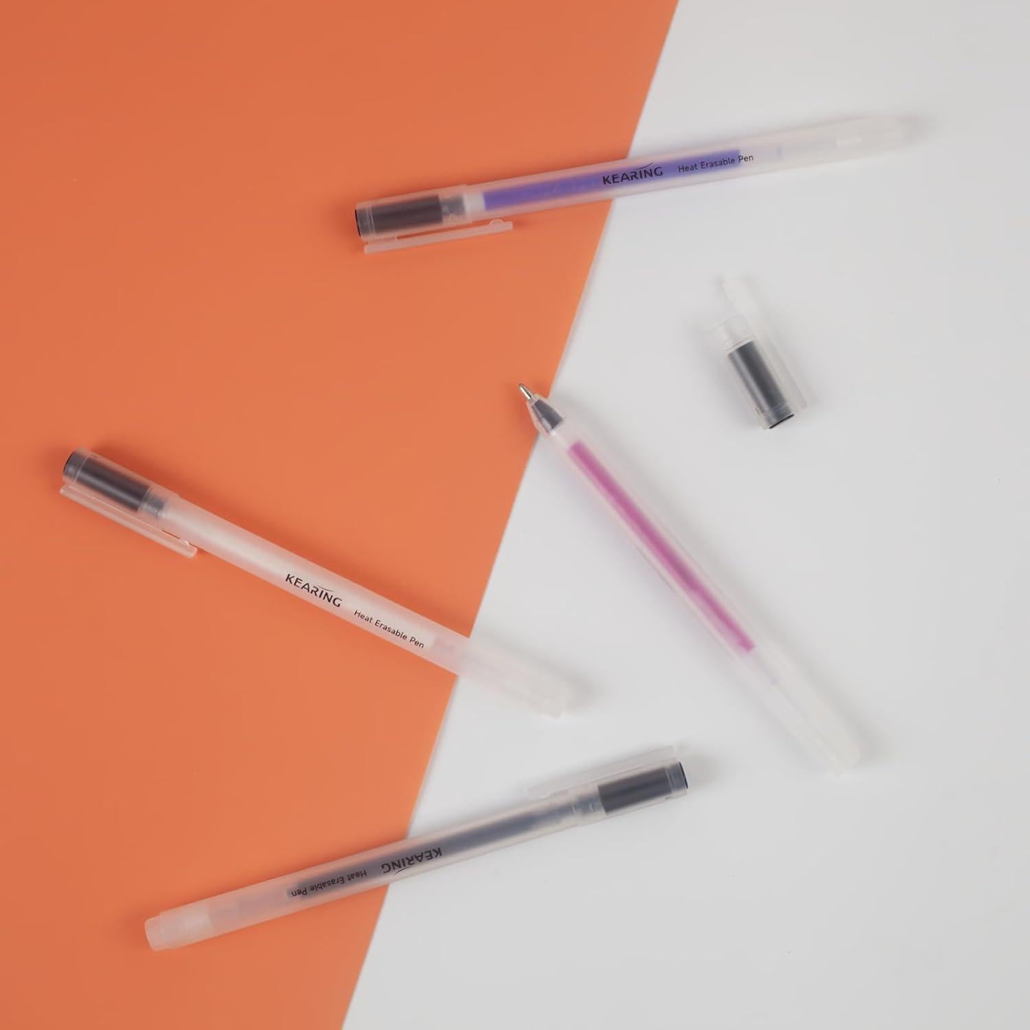 Juego de 4 Marcadores Borrables por Calor KEARING - Manualidades