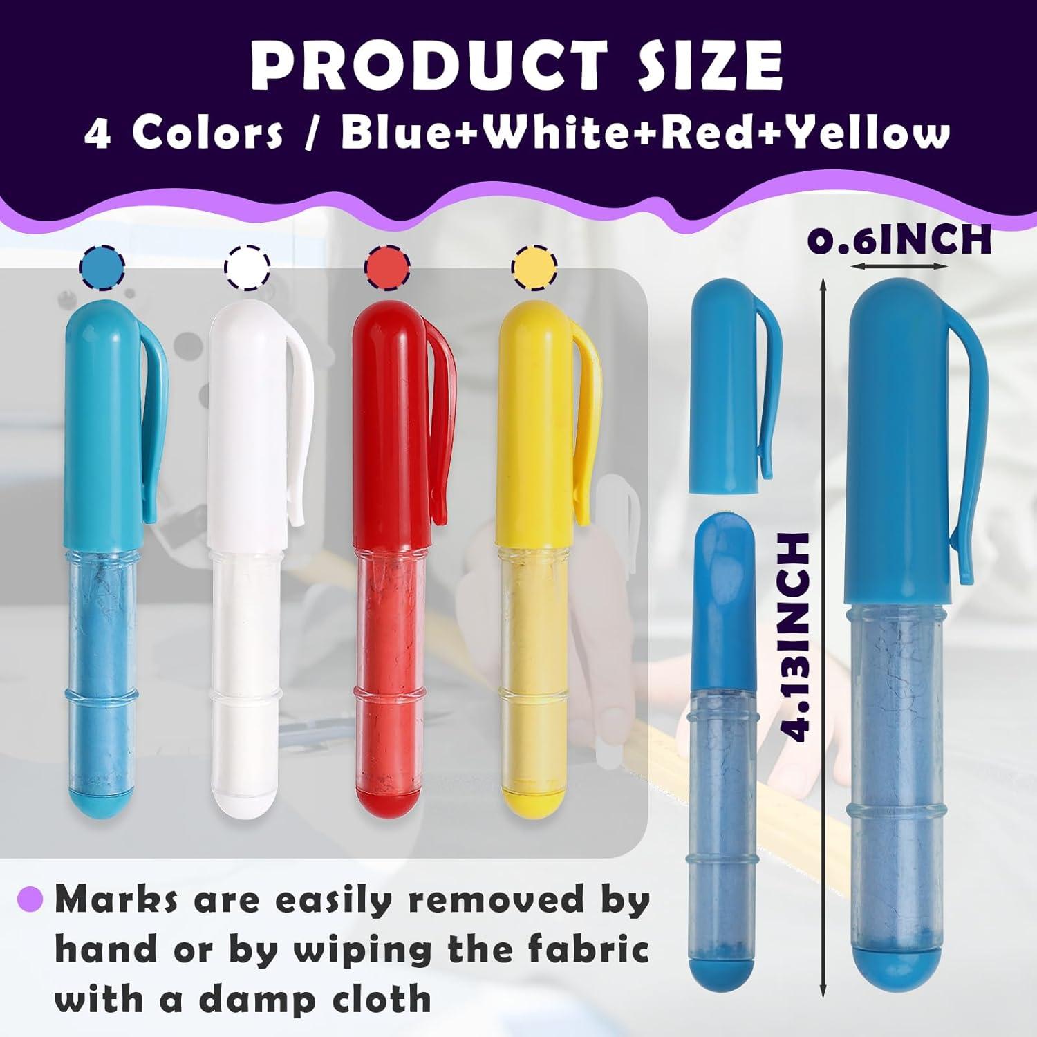 Tiza de Costura Borrable Chaseroad 4 Colores 67.6g