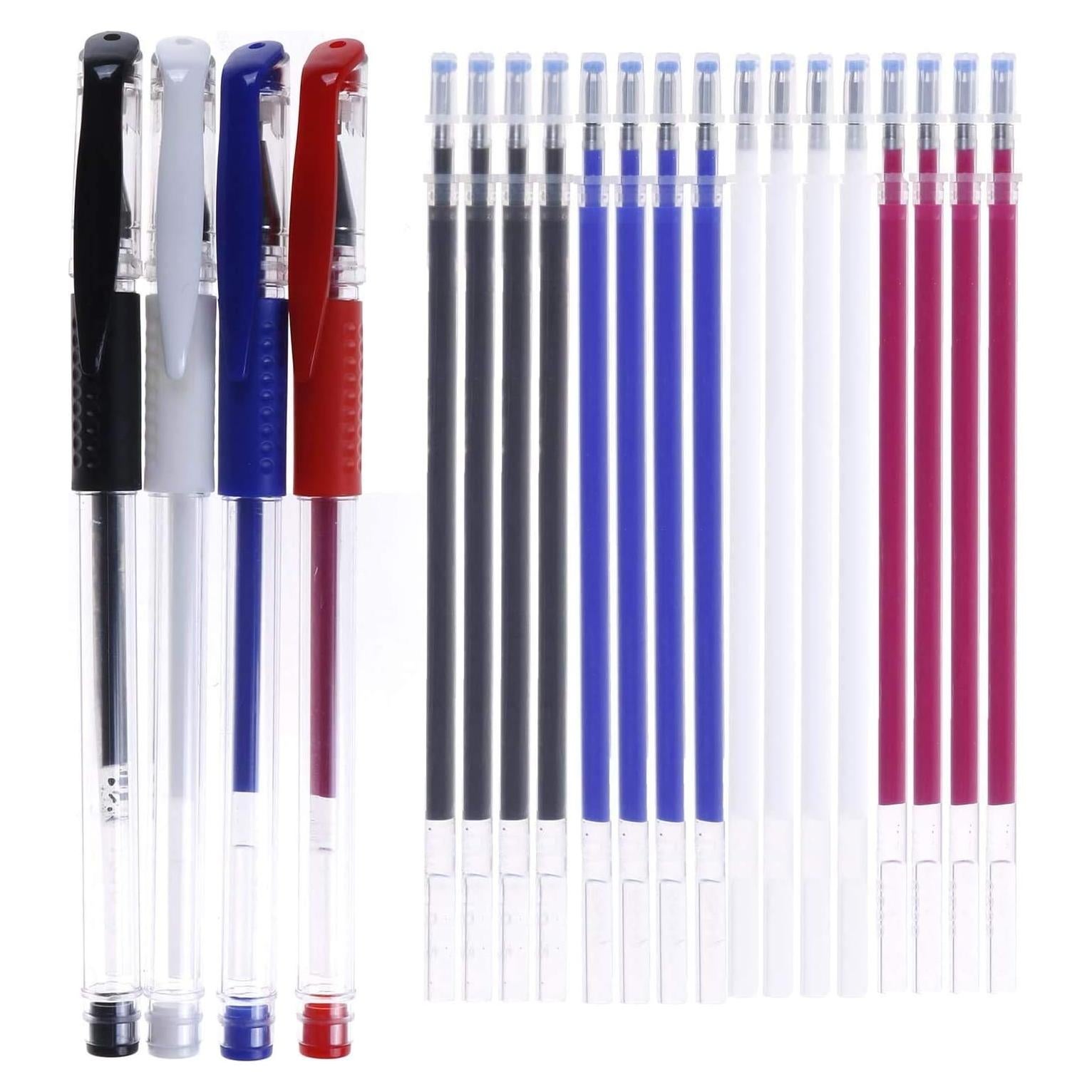 4 Bolígrafos Borrables por Calor con 40 Recargas - 4 Colores