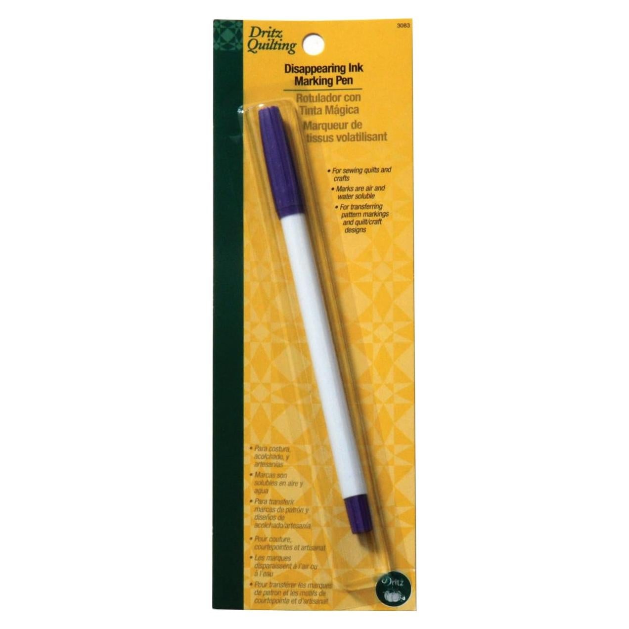 Bolígrafo de Tinta Desaparecedora Dritz 3083 Púrpura