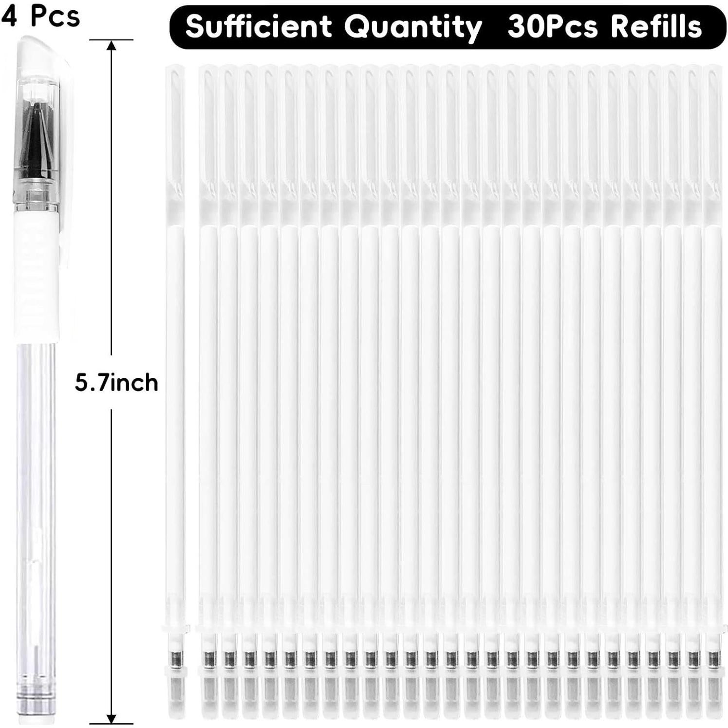 Bolígrafos Borrables por Calor Jauisus 4 Unidades con 30 Recargas