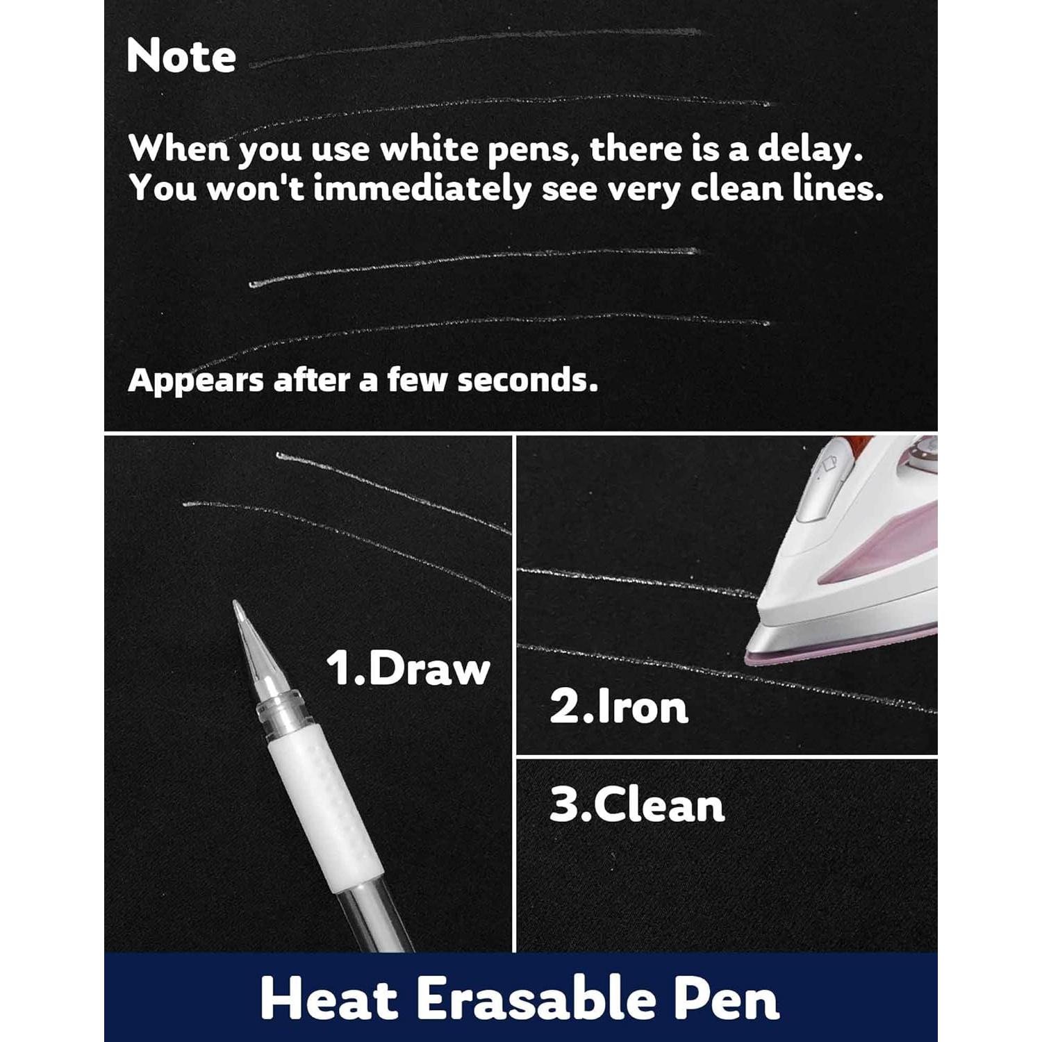 Bolígrafos Borrables por Calor Jauisus 4 Unidades con 30 Recargas