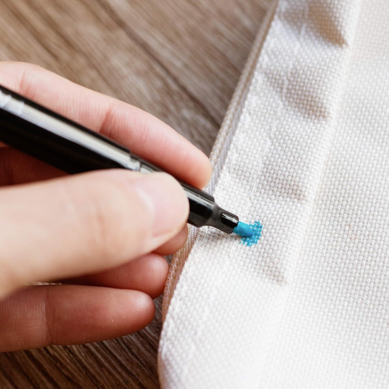 Marcadores de Tela Permanentes Mr. Pen - Paquete de 12 Colores