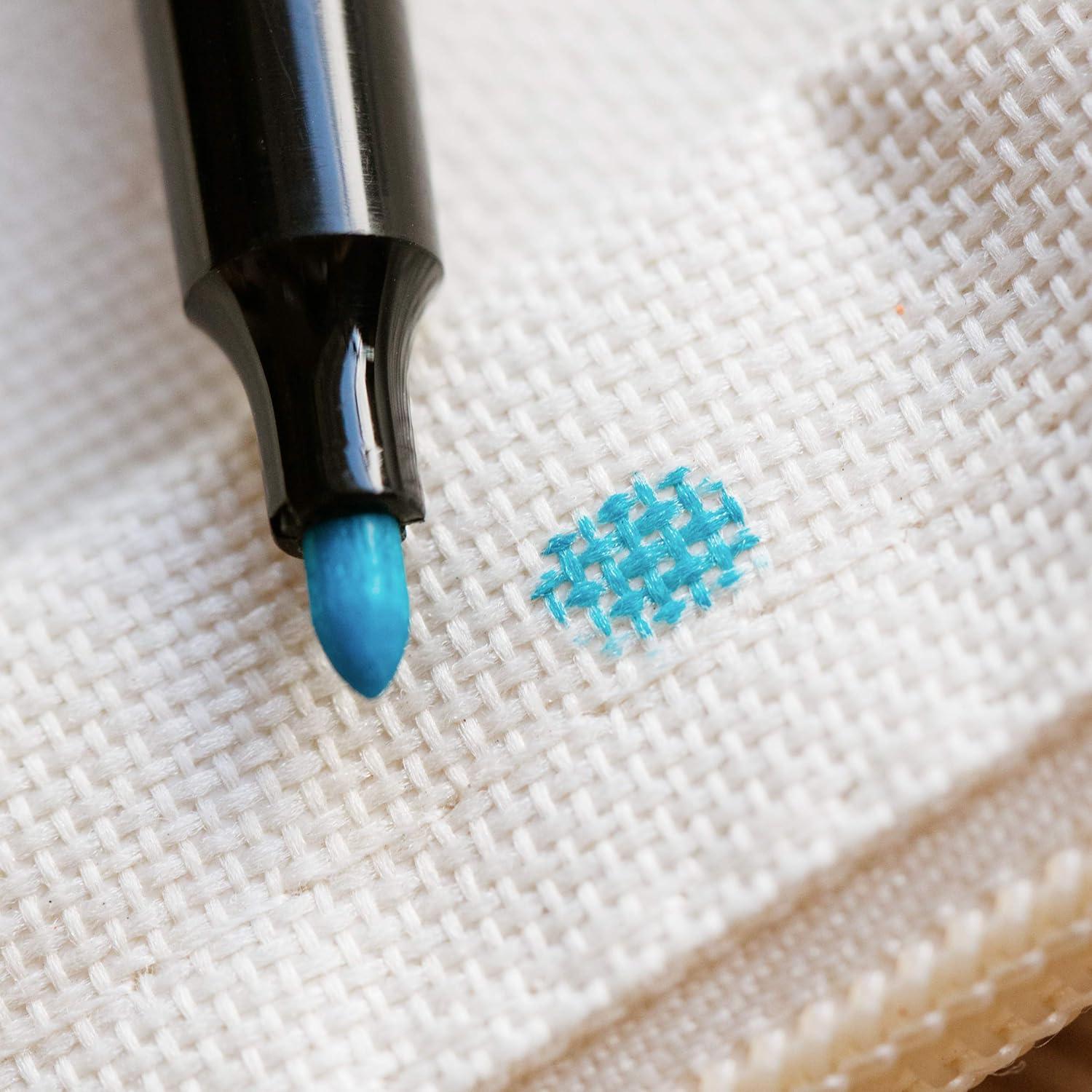 Marcadores de Tela Permanentes Mr. Pen - Paquete de 12 Colores